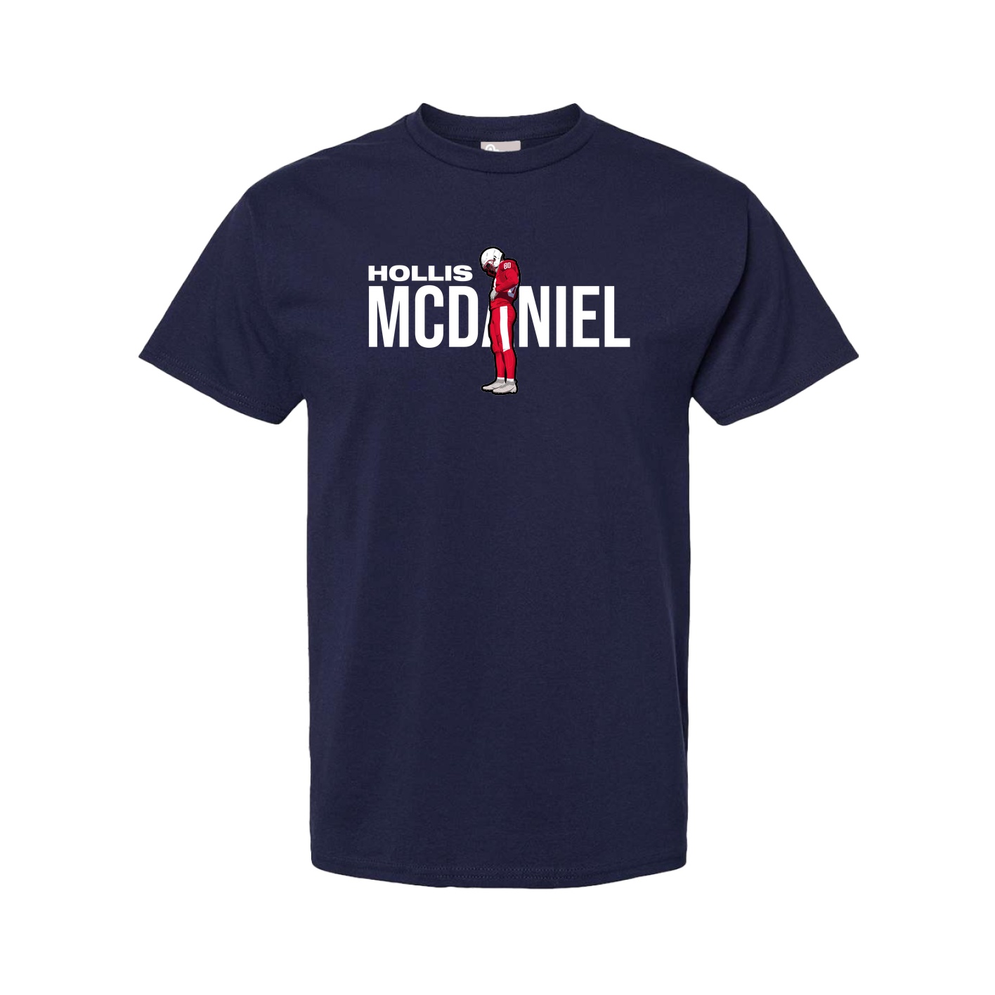 Tee — Player Name in Navy