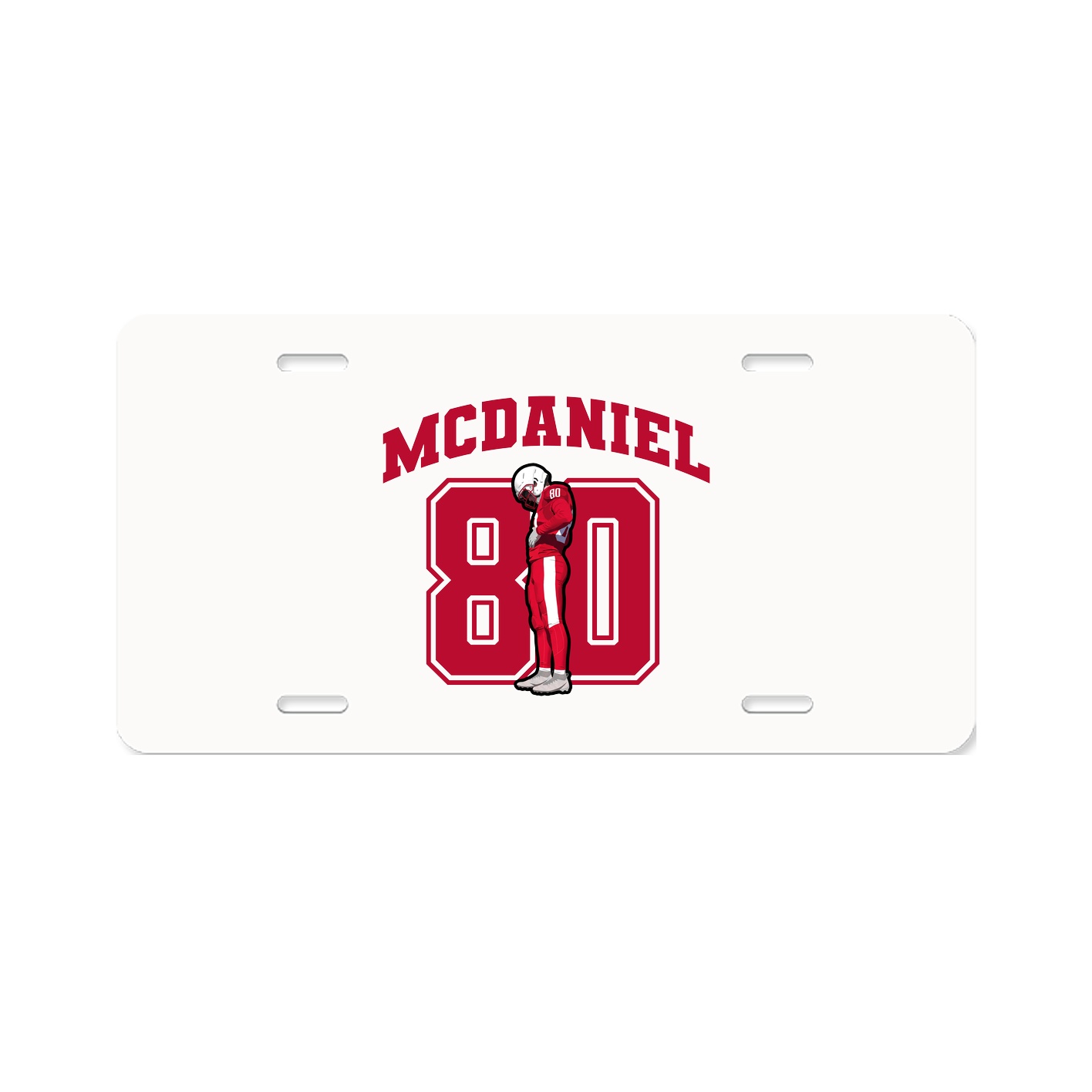 License Plate — Number in Classic