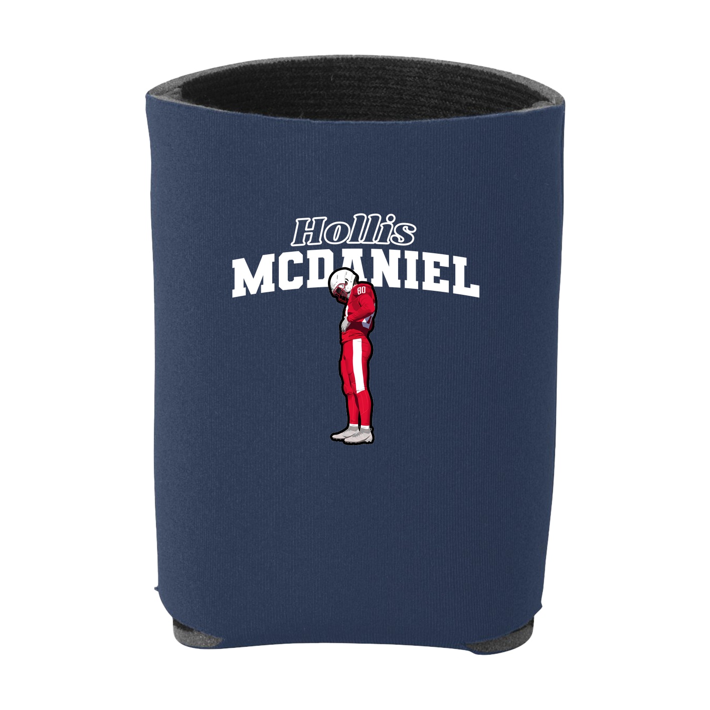 Can Holder — Name Arch in Navy