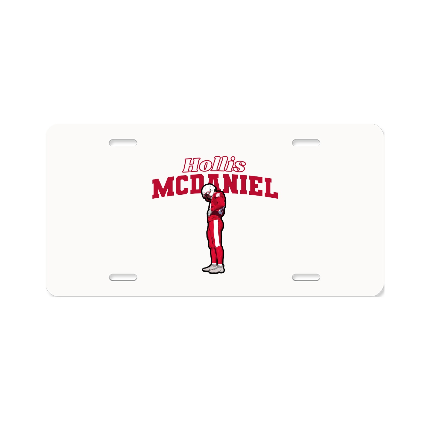 License Plate — Name Arch in Classic