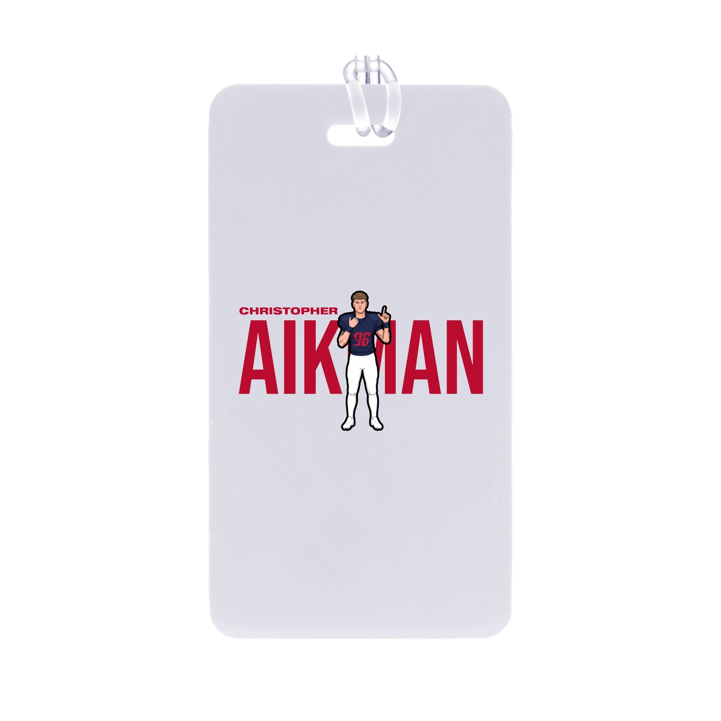 Bag Tag — Player Name in Classic