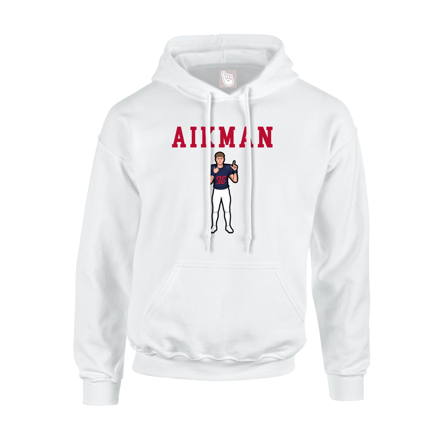 Youth Hoodie — Shirsey in White