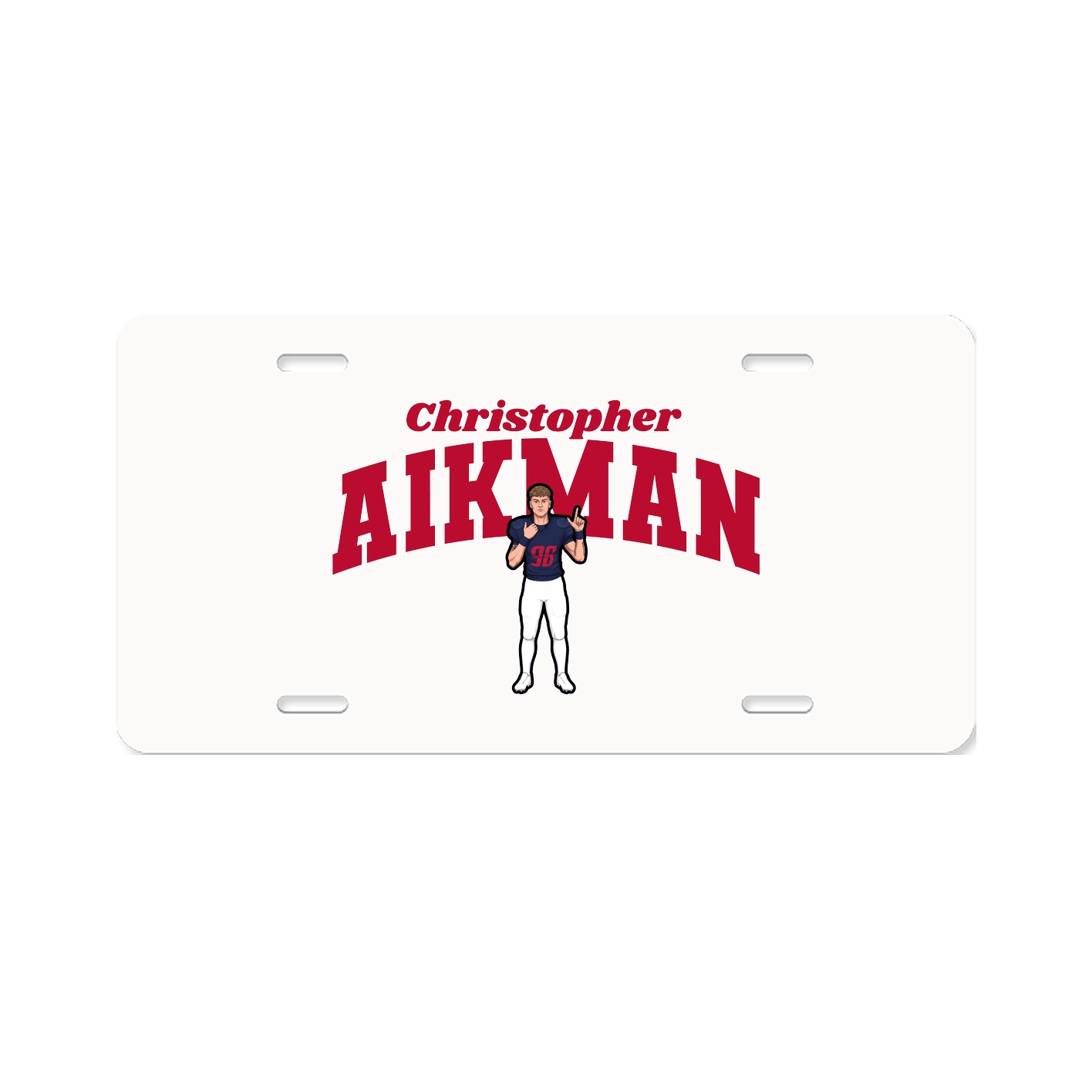 License Plate — Signature Arch in Classic