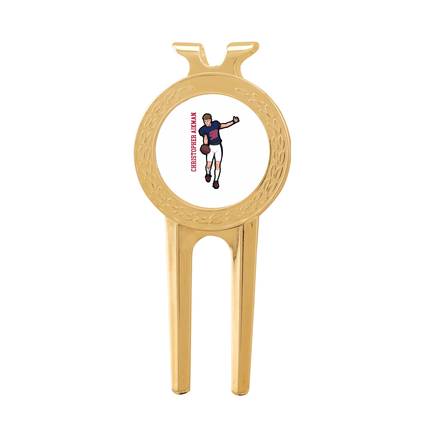 Divot Tool with Ball Marker — Name Vertical in Classic