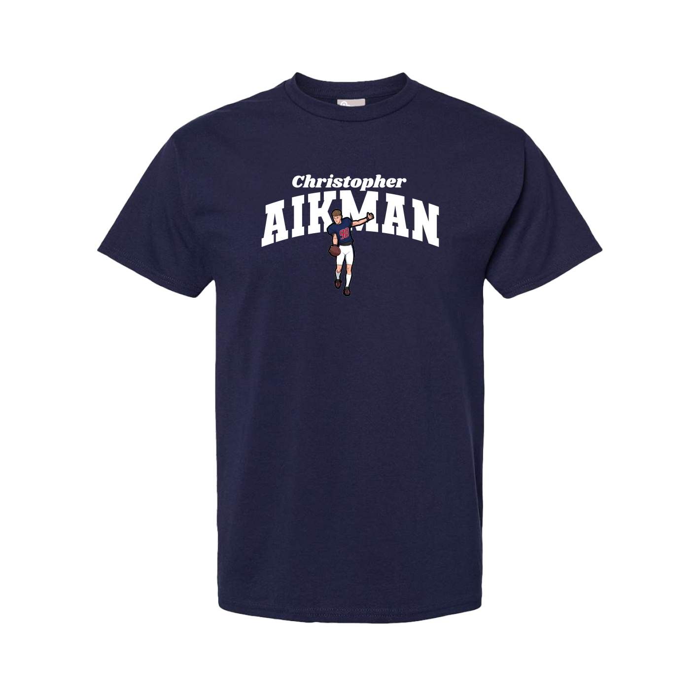 Youth Tee — Signature Arch in Navy