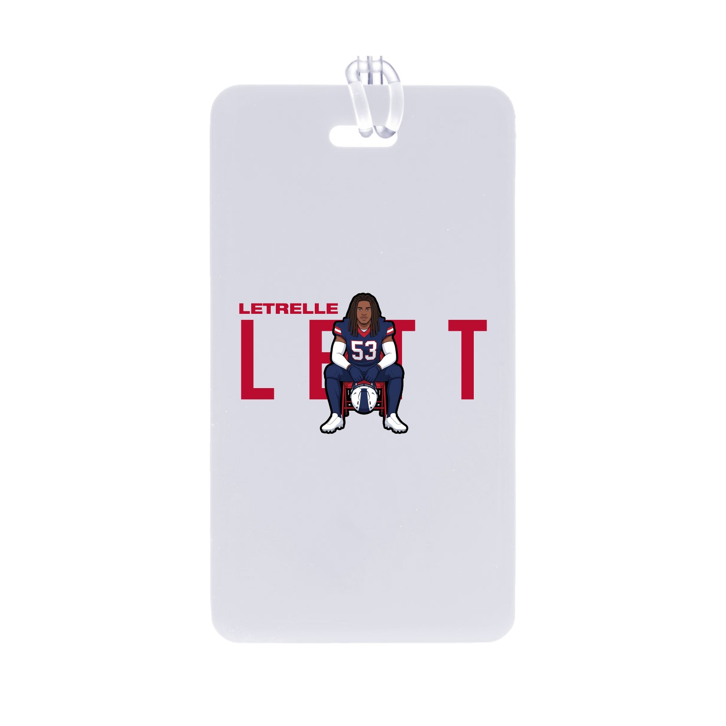 Bag Tag — Player Name in Classic