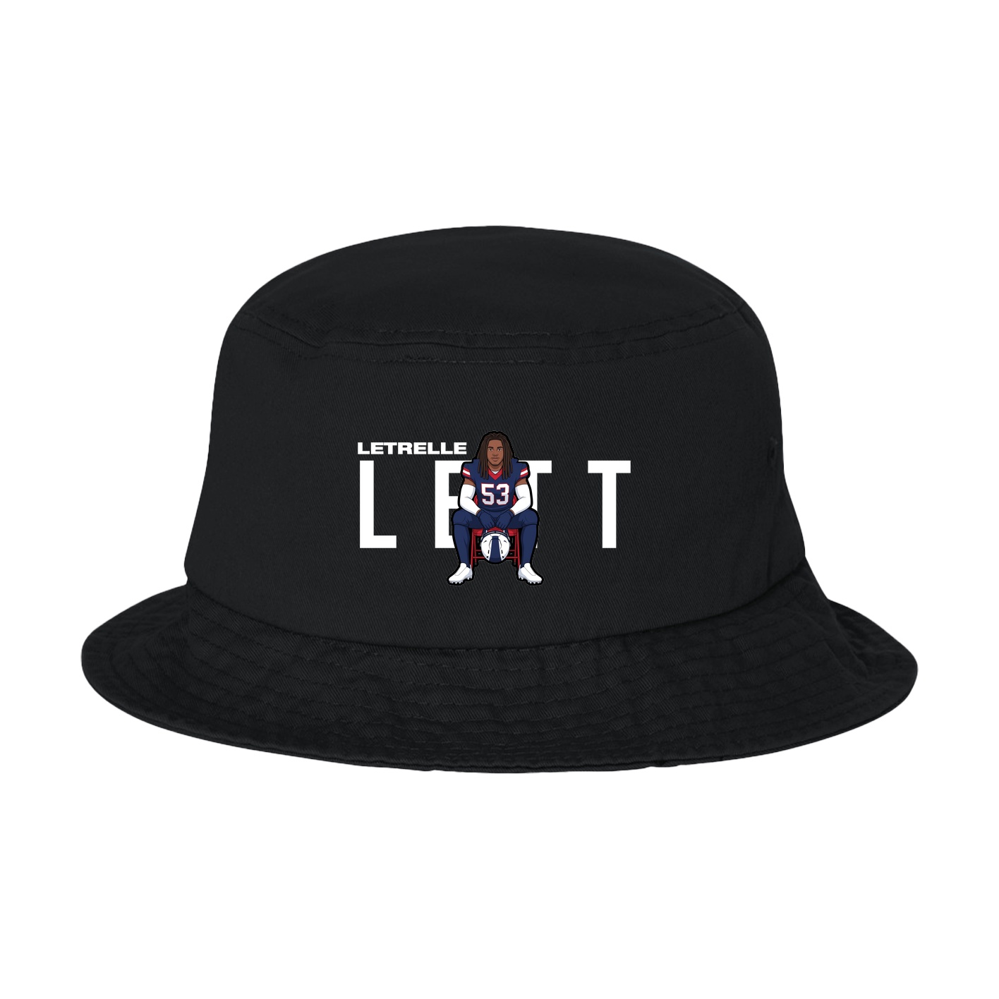Bucket Cap — Player Name in Black