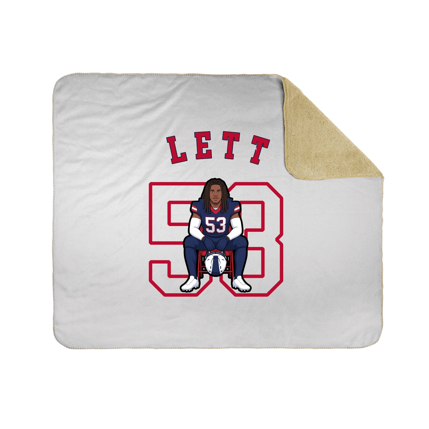 Throw Blanket — Shirsey Arch in White