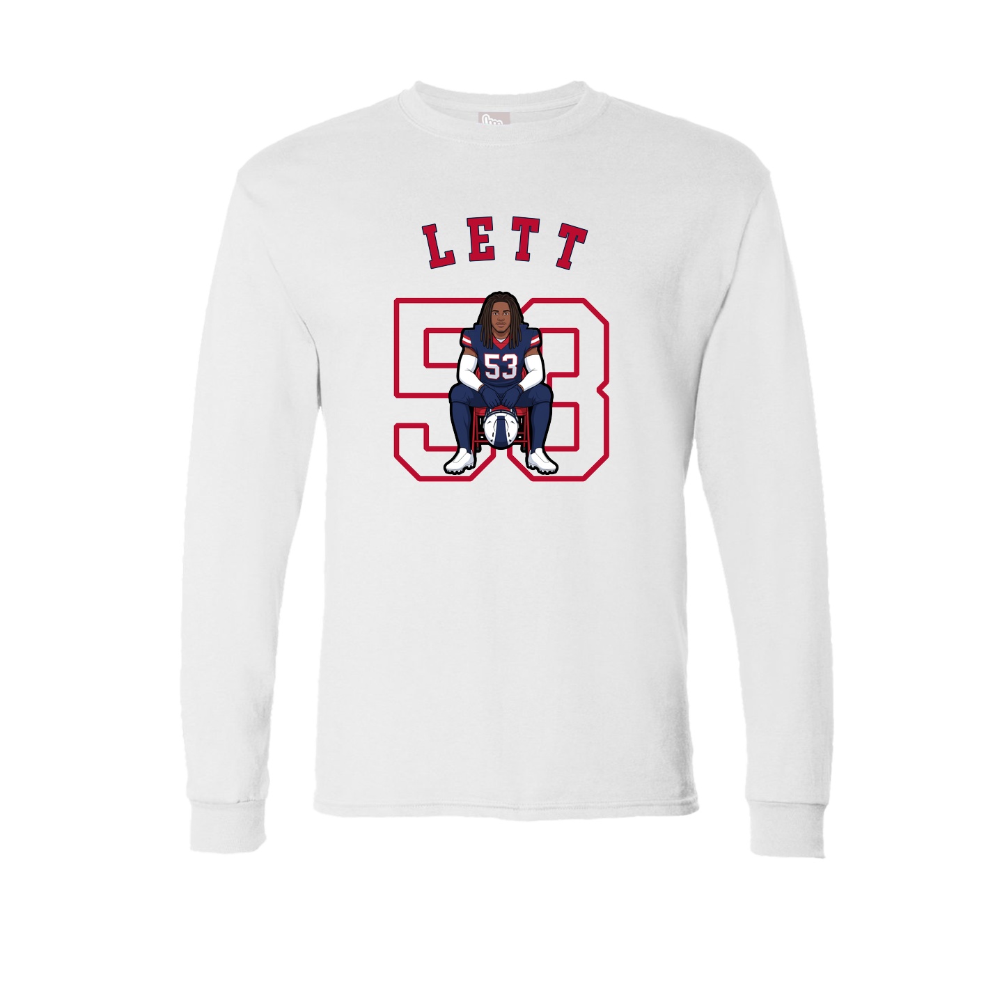 Long Sleeve Tee — Shirsey Arch in White