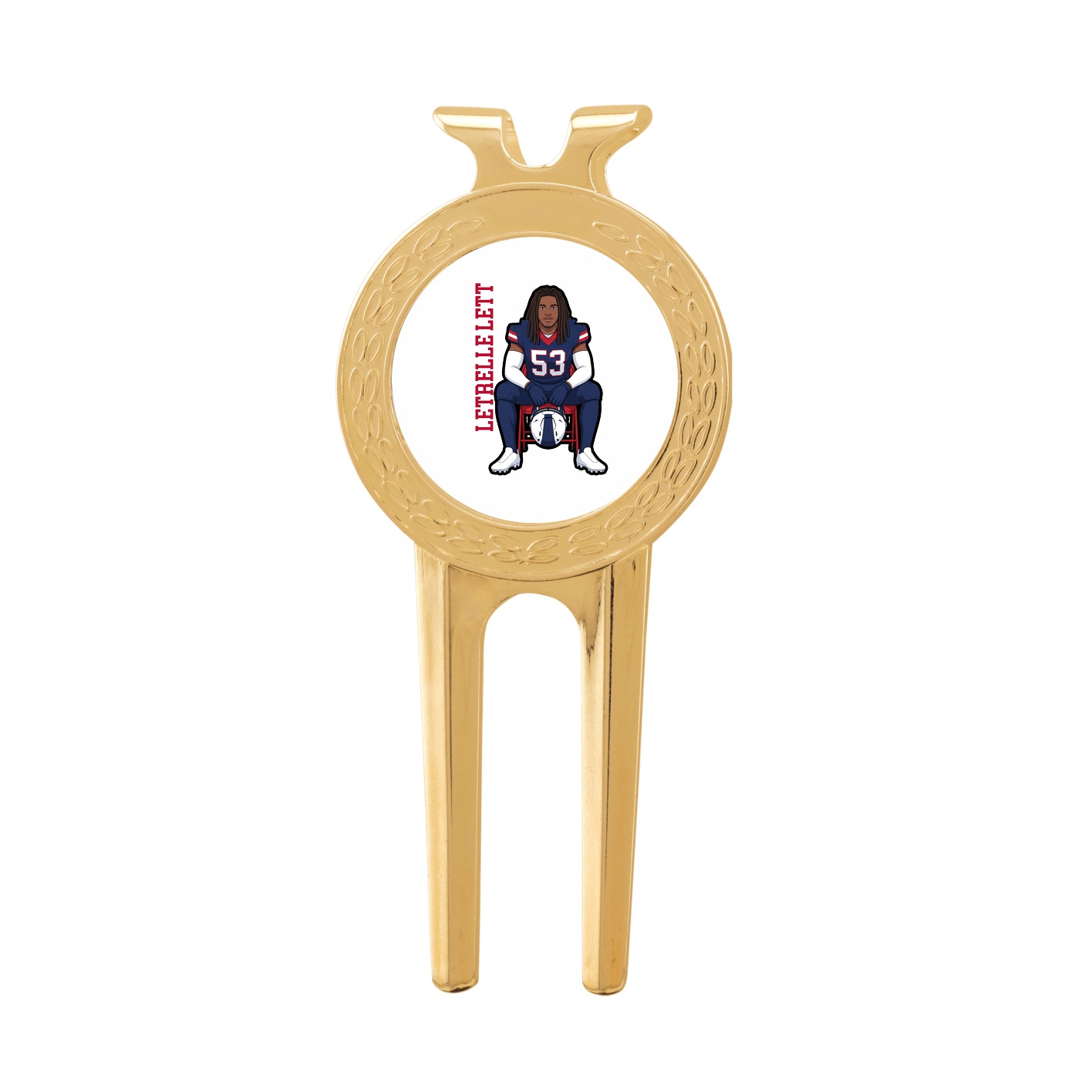 Divot Tool with Ball Marker — Name Vertical in Classic