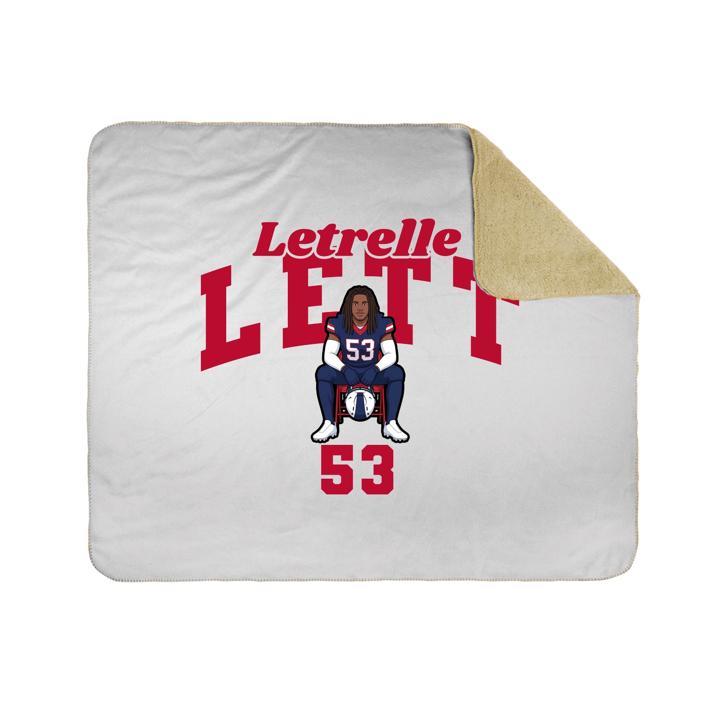 Throw Blanket — Signature Arch in White