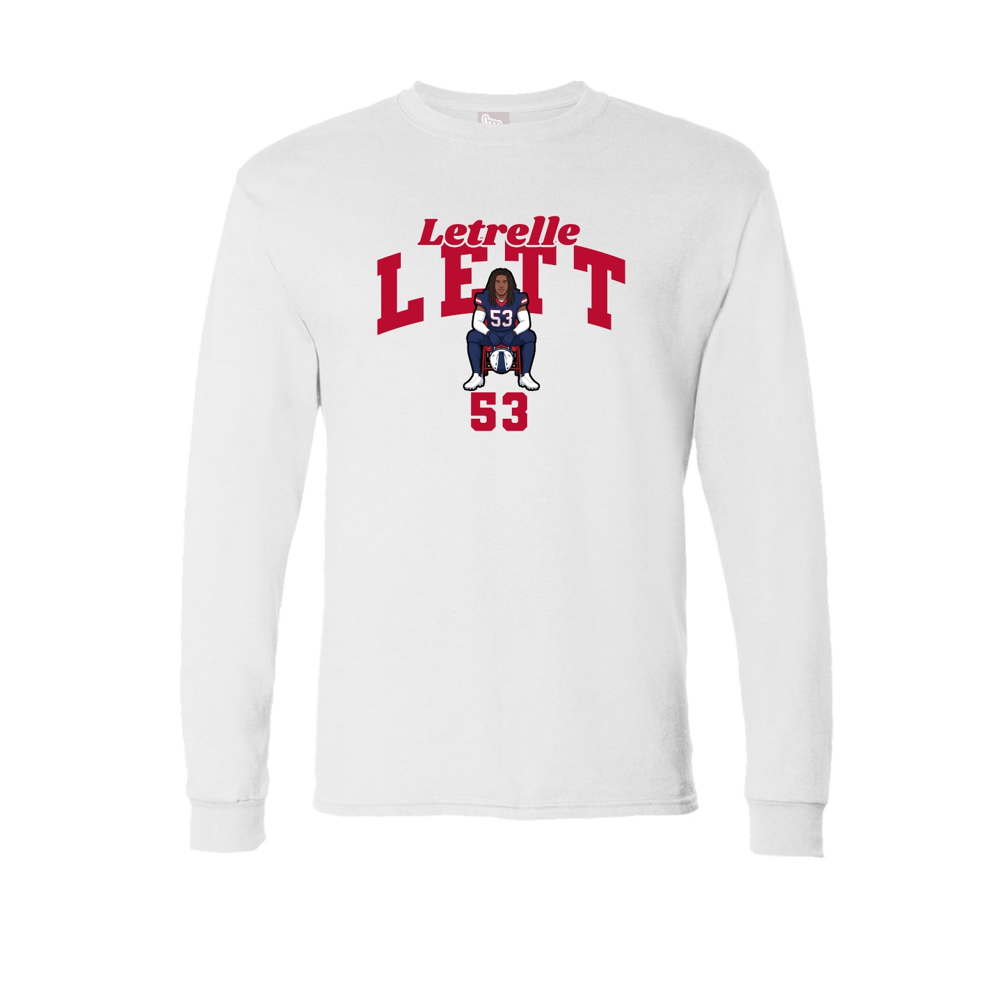Long Sleeve Tee — Signature Arch in White
