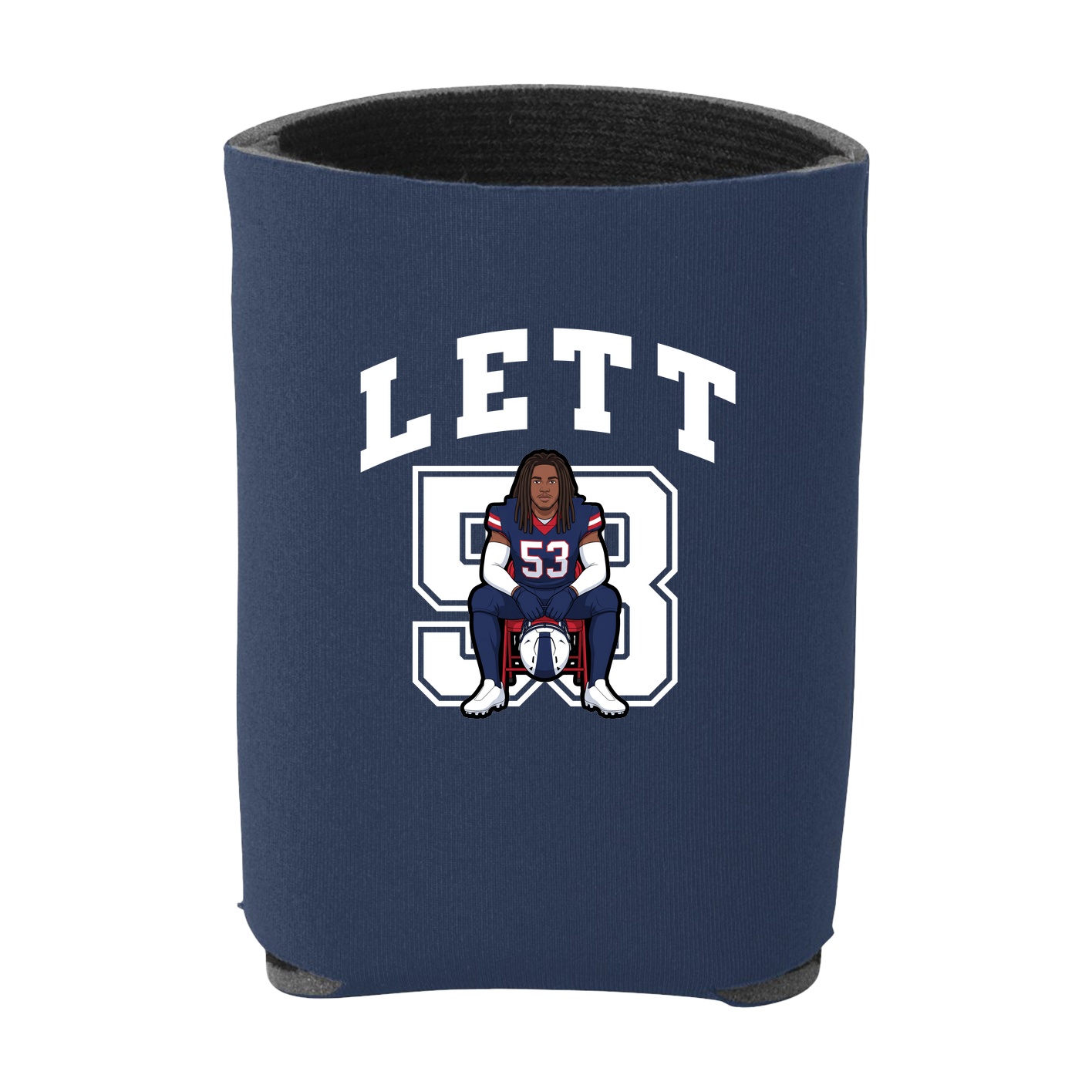 Can Holder — Number in Navy