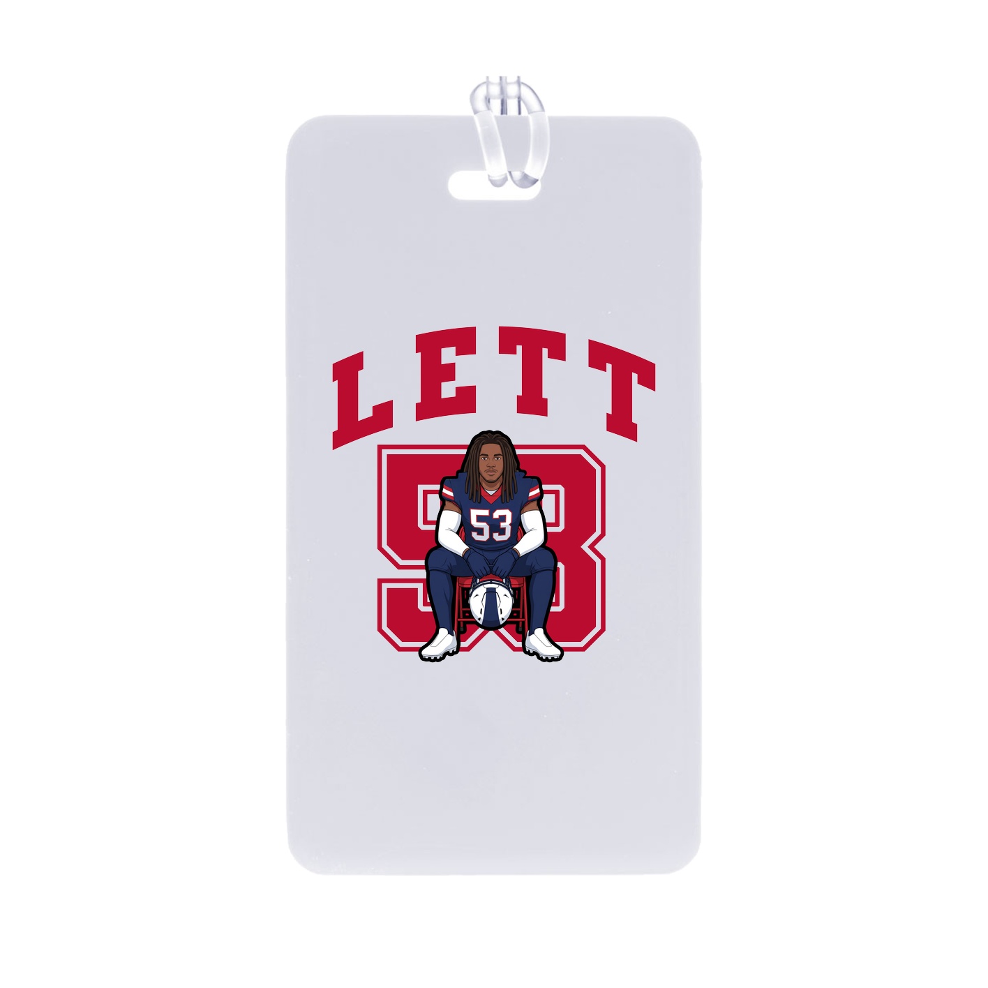 Bag Tag — Number in Classic