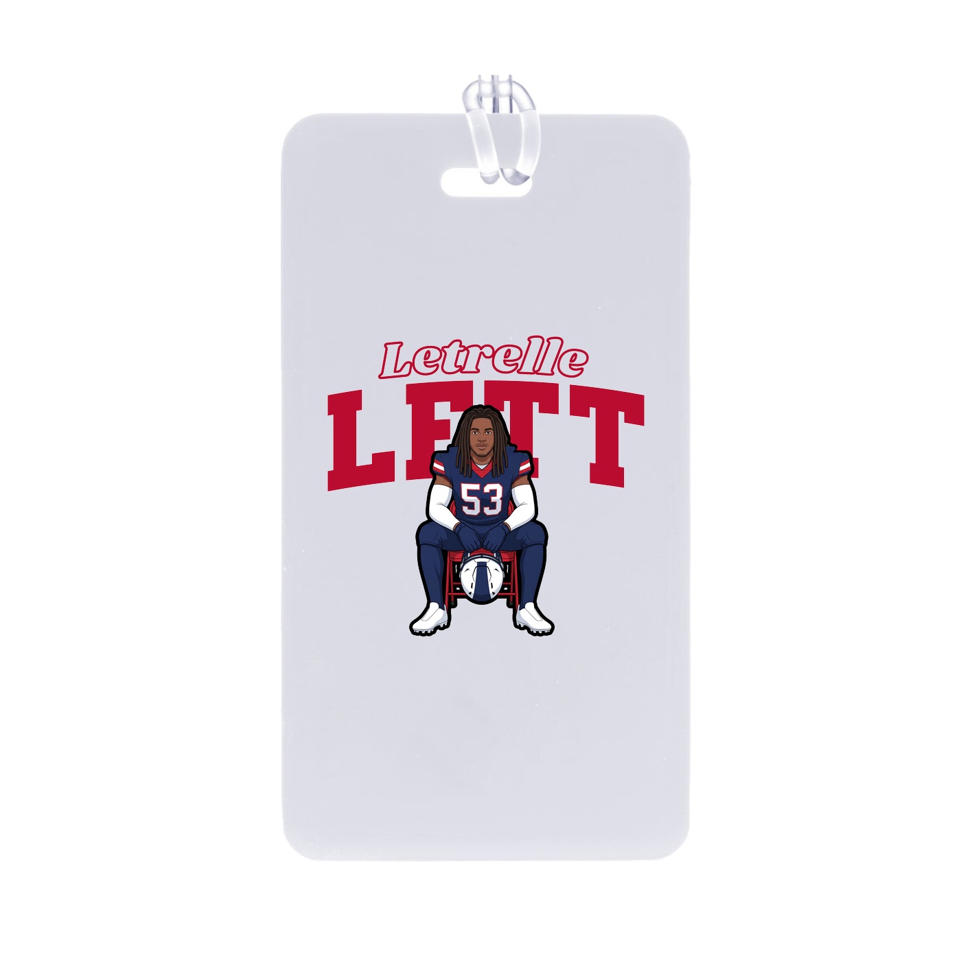 Bag Tag — Name Arch in Classic