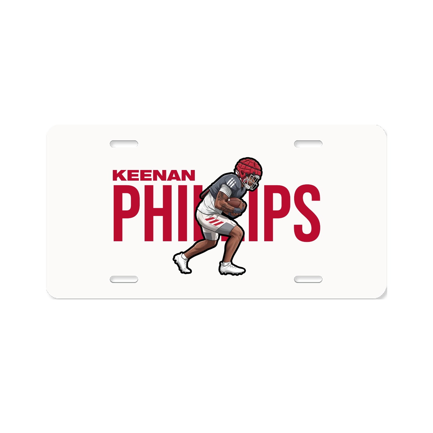 License Plate — Player Name in Classic