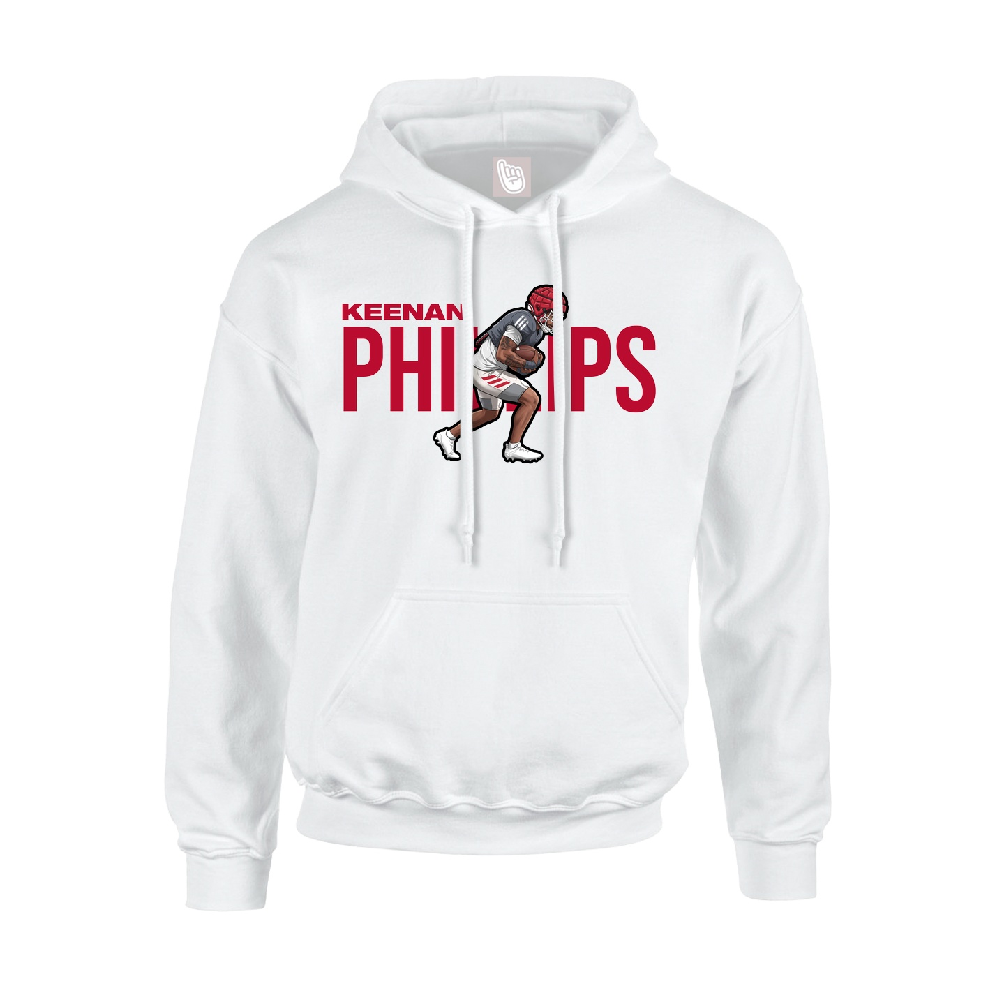 Hoodie — Player Name in White