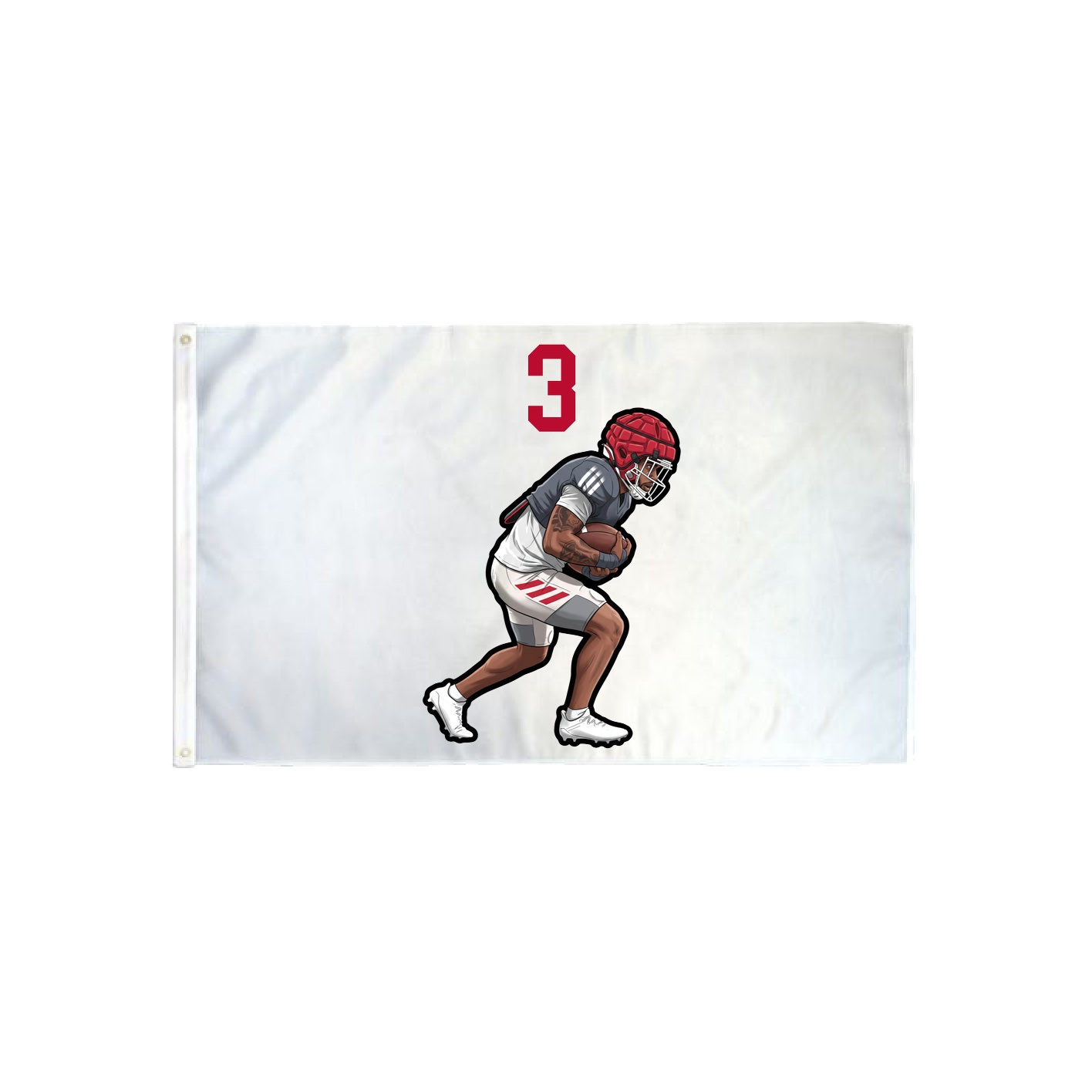 3x5 Flag — Number Top in Classic