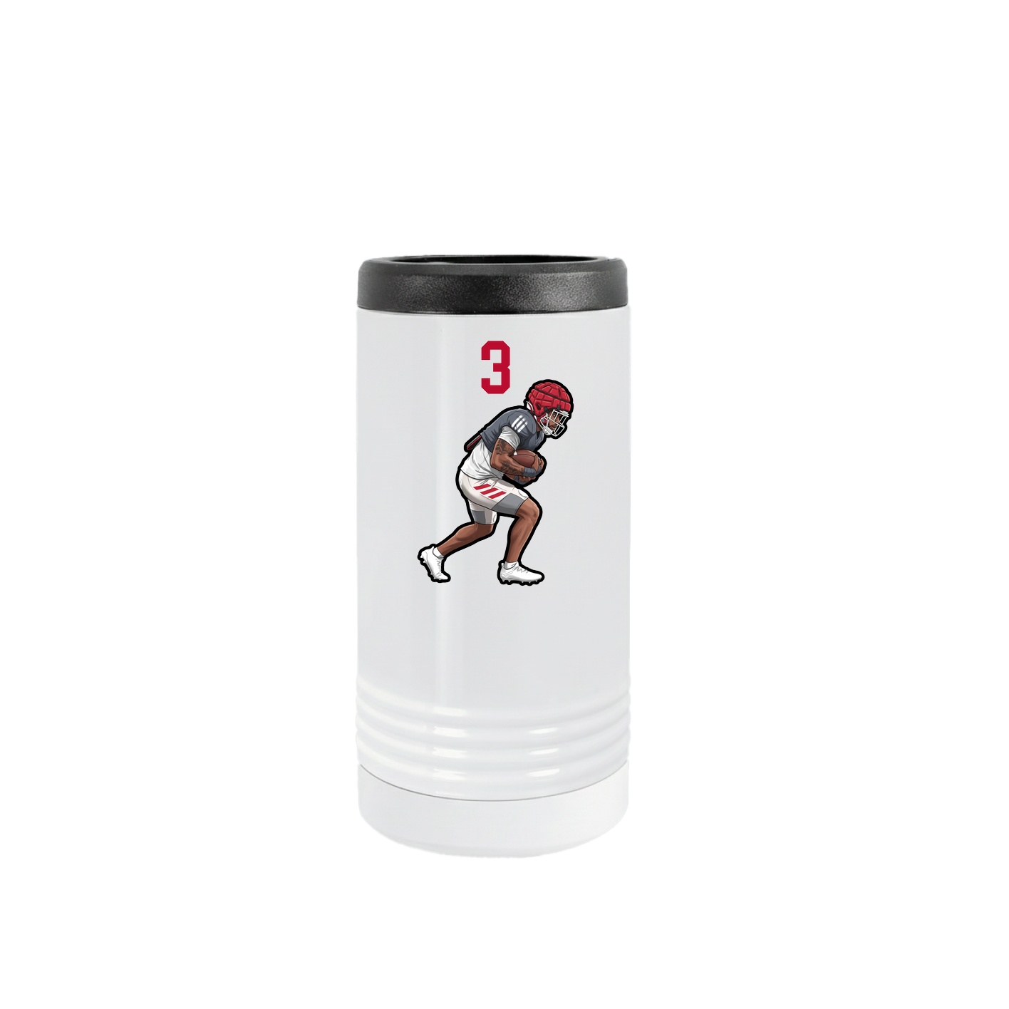 Slim Beverage Holder — Number Top in White