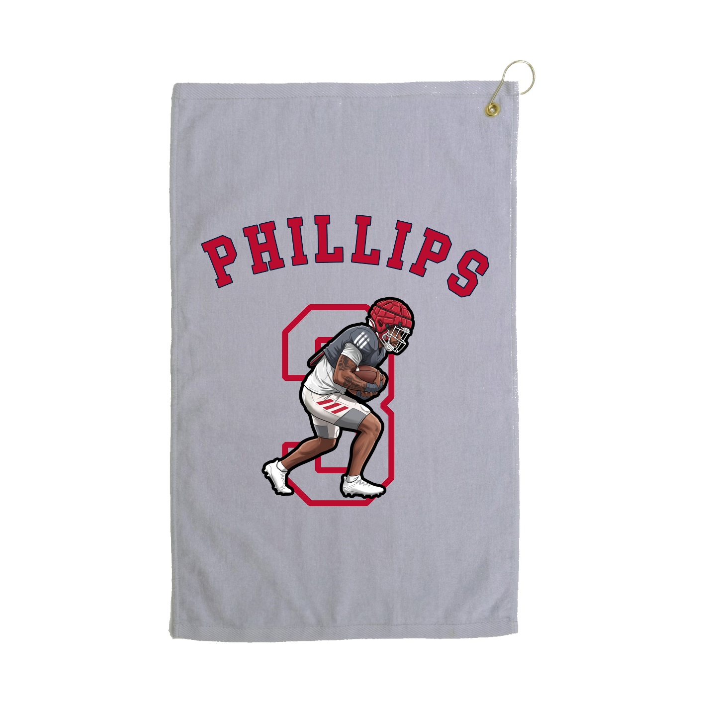 Golf Towel — Shirsey Arch in Grey