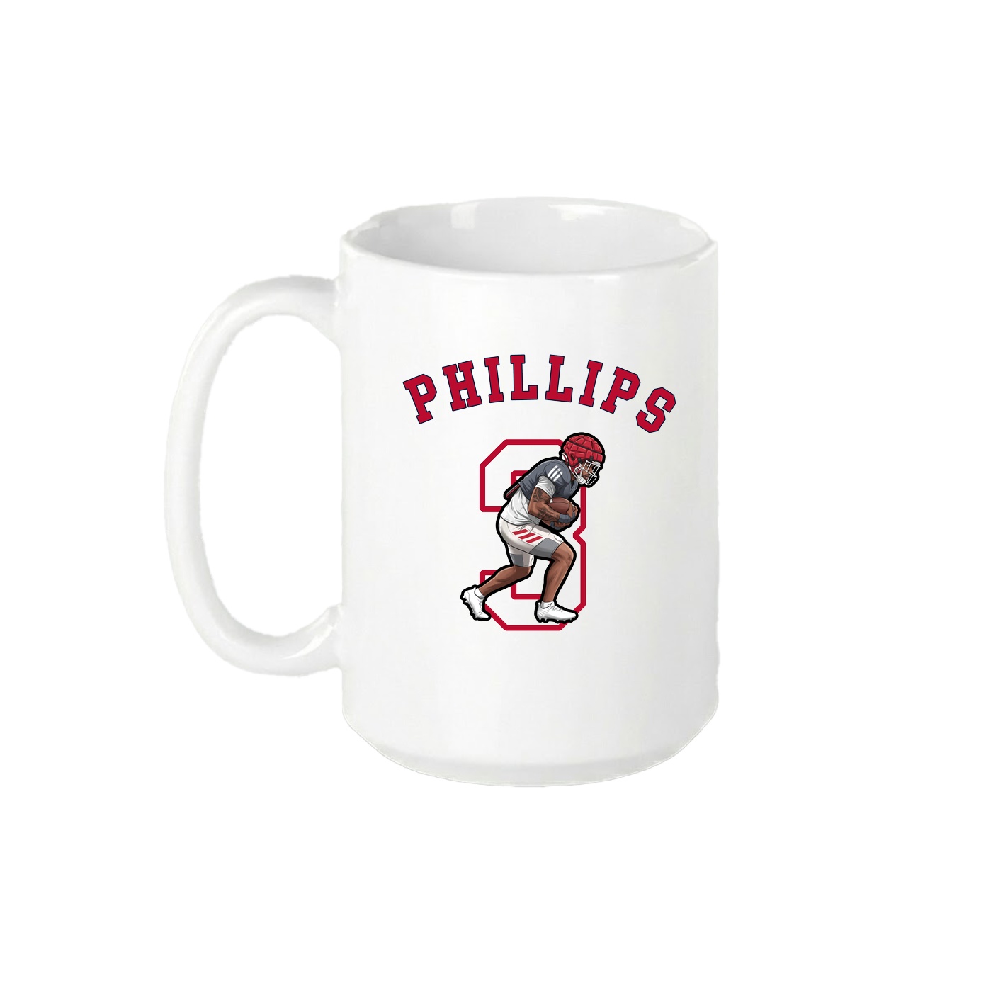 15oz Coffee Mug — Shirsey Arch in White