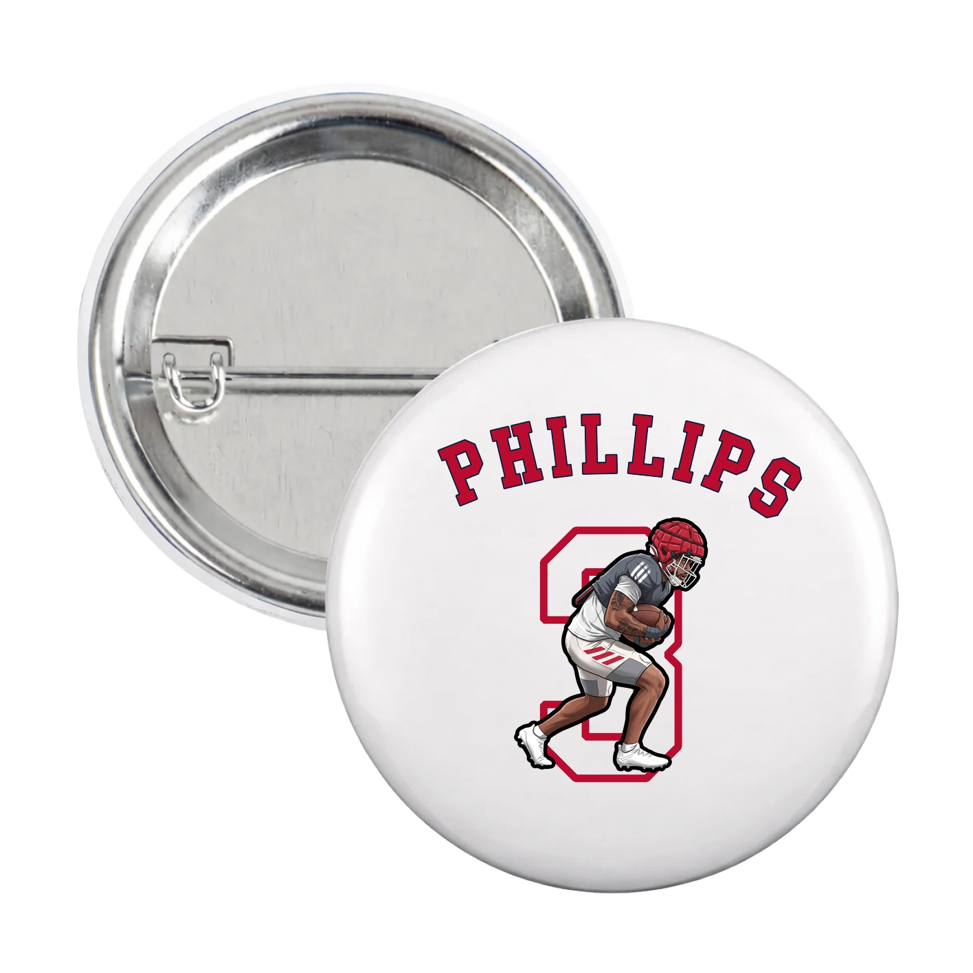 Game Day Button — Shirsey Arch in White
