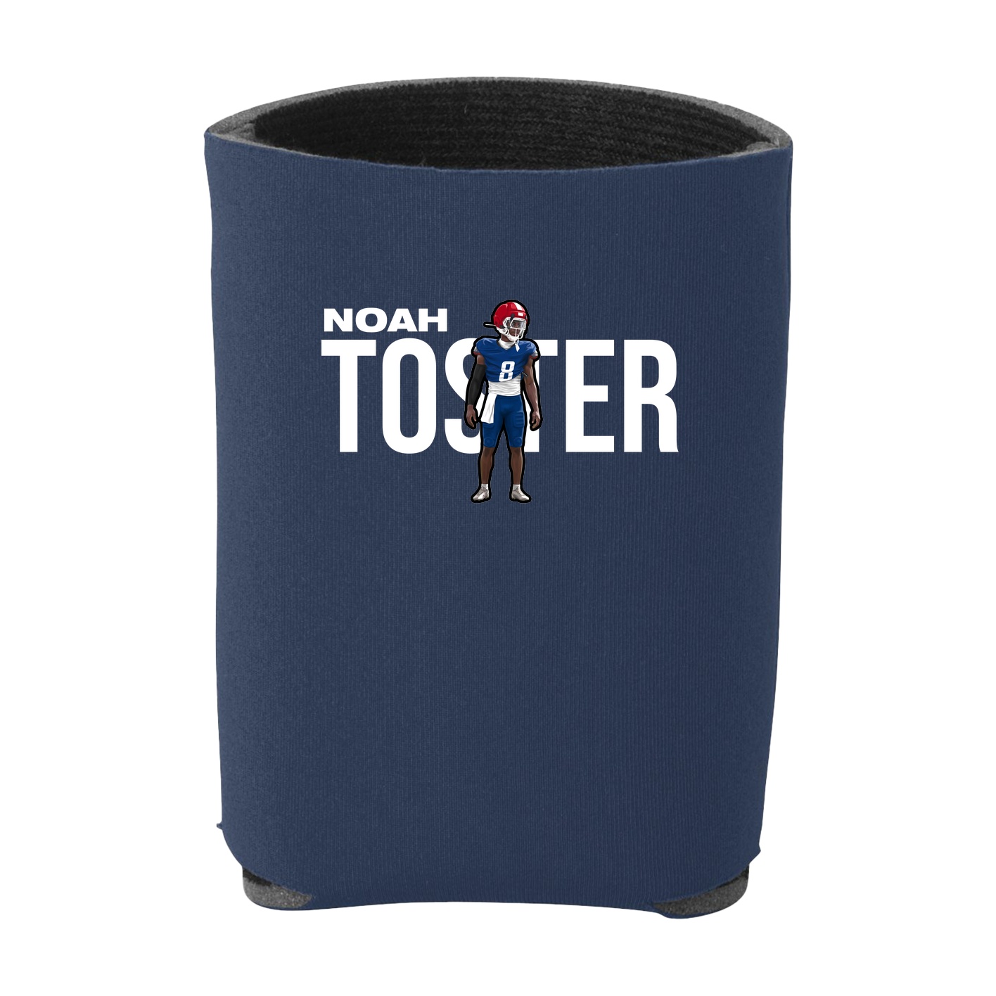 Can Holder — Player Name in Navy