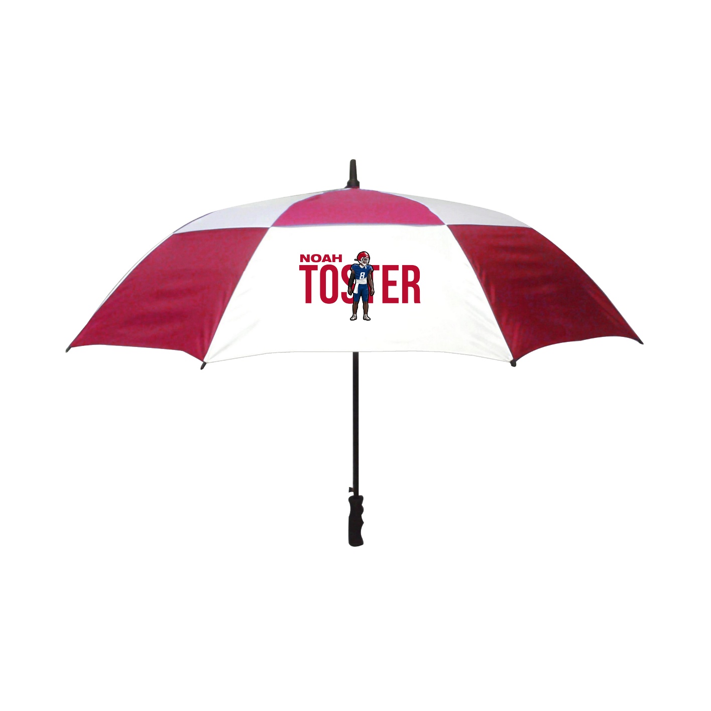 Golf Umbrella — Player Name in Red