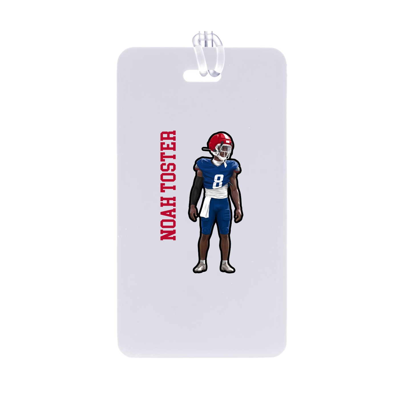 Bag Tag — Name Vertical in Classic