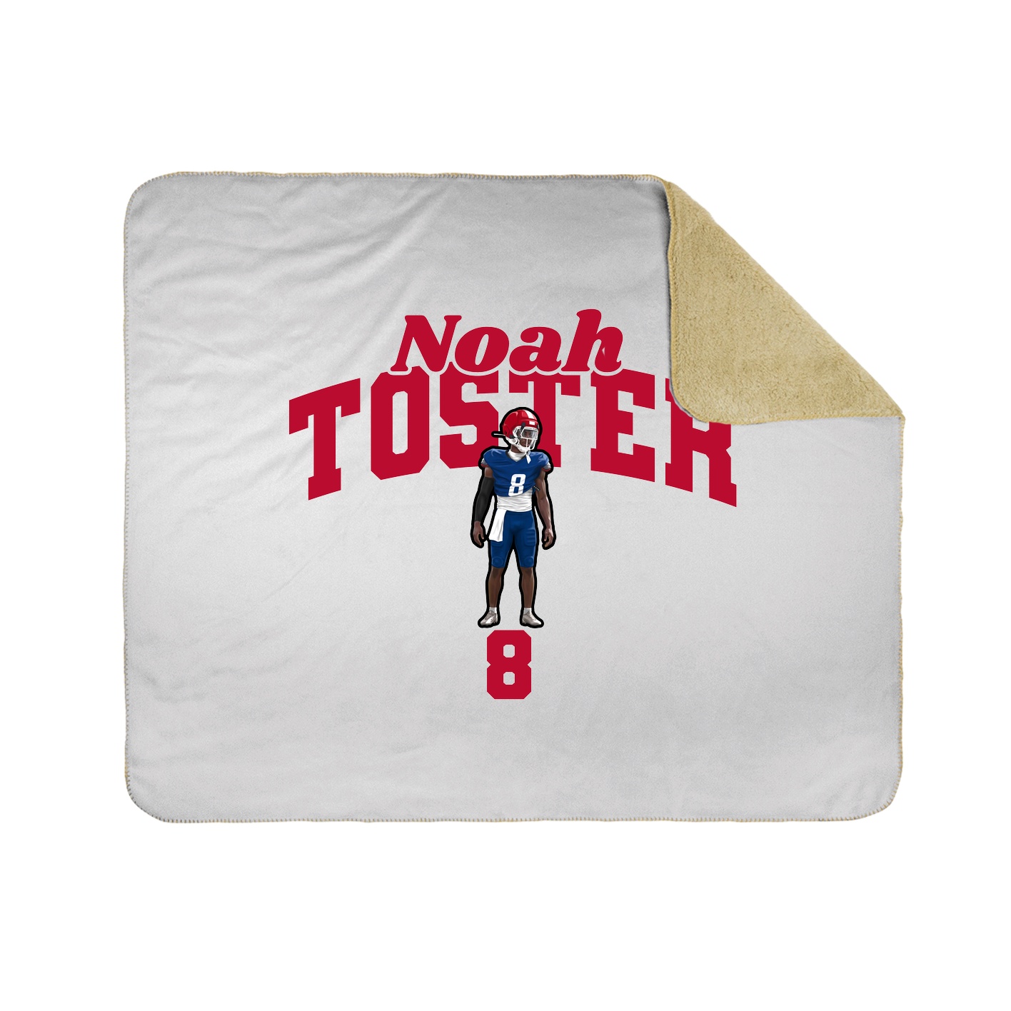 Throw Blanket — Signature Arch in White