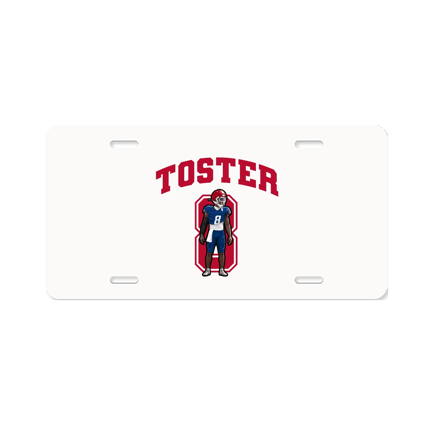 License Plate — Number in Classic