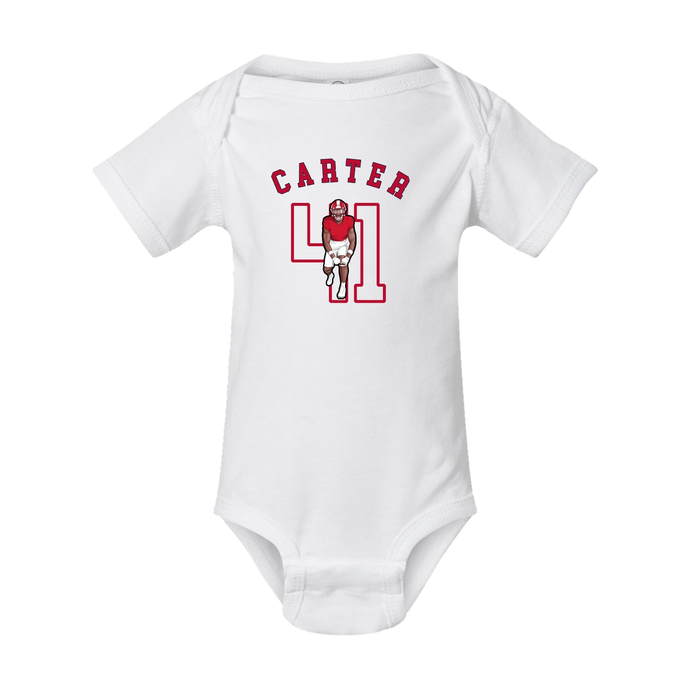Baby Onesie — Shirsey Arch in White