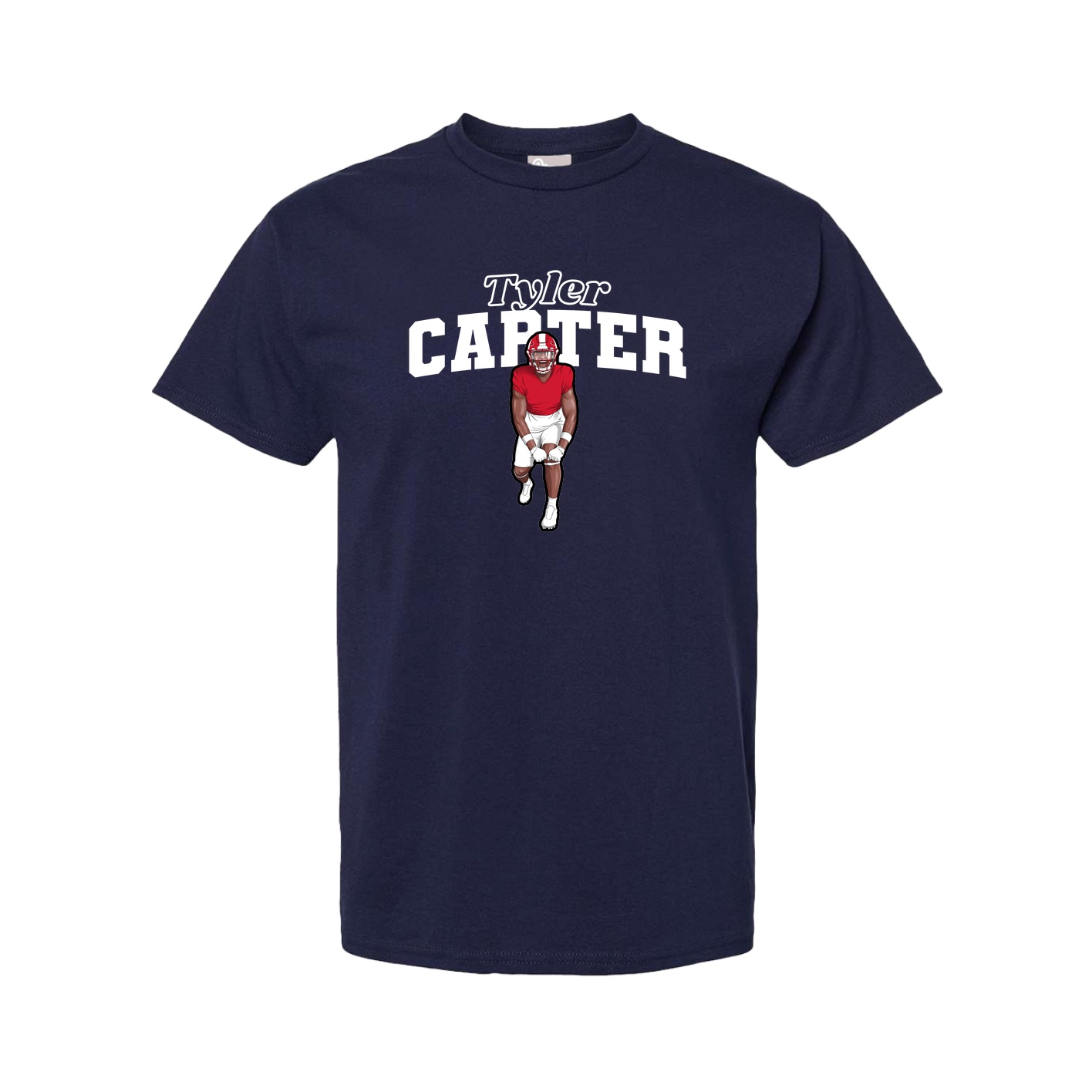 Tee — Name Arch in Navy