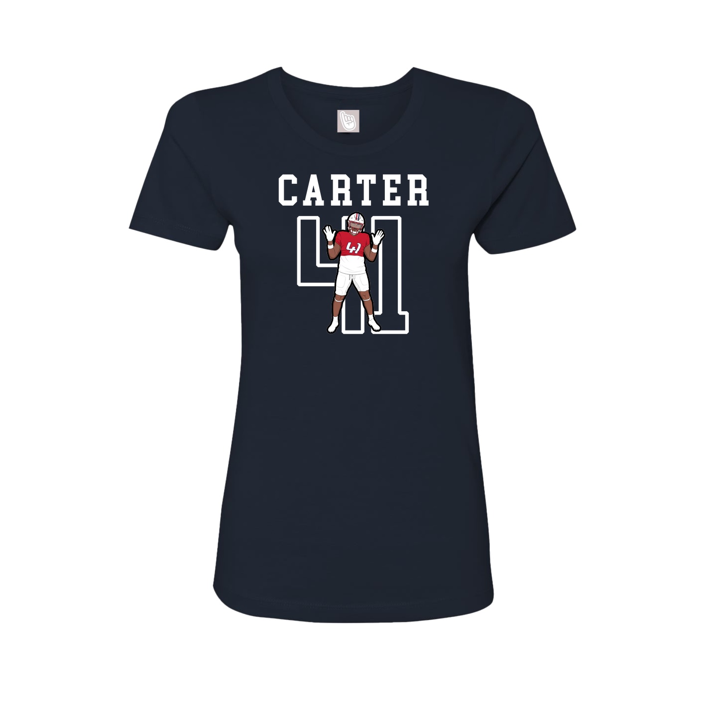 Fitted Women's Tee — Shirsey in Navy