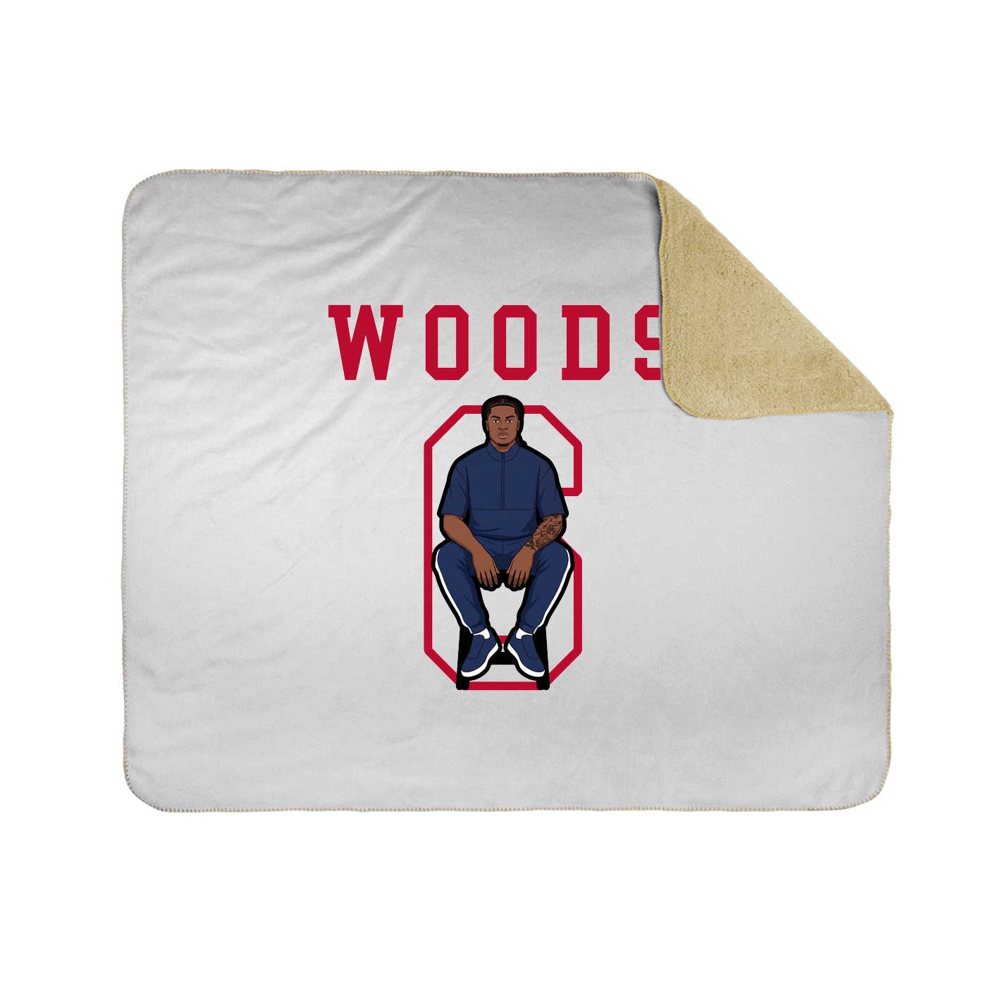 Throw Blanket — Shirsey in White
