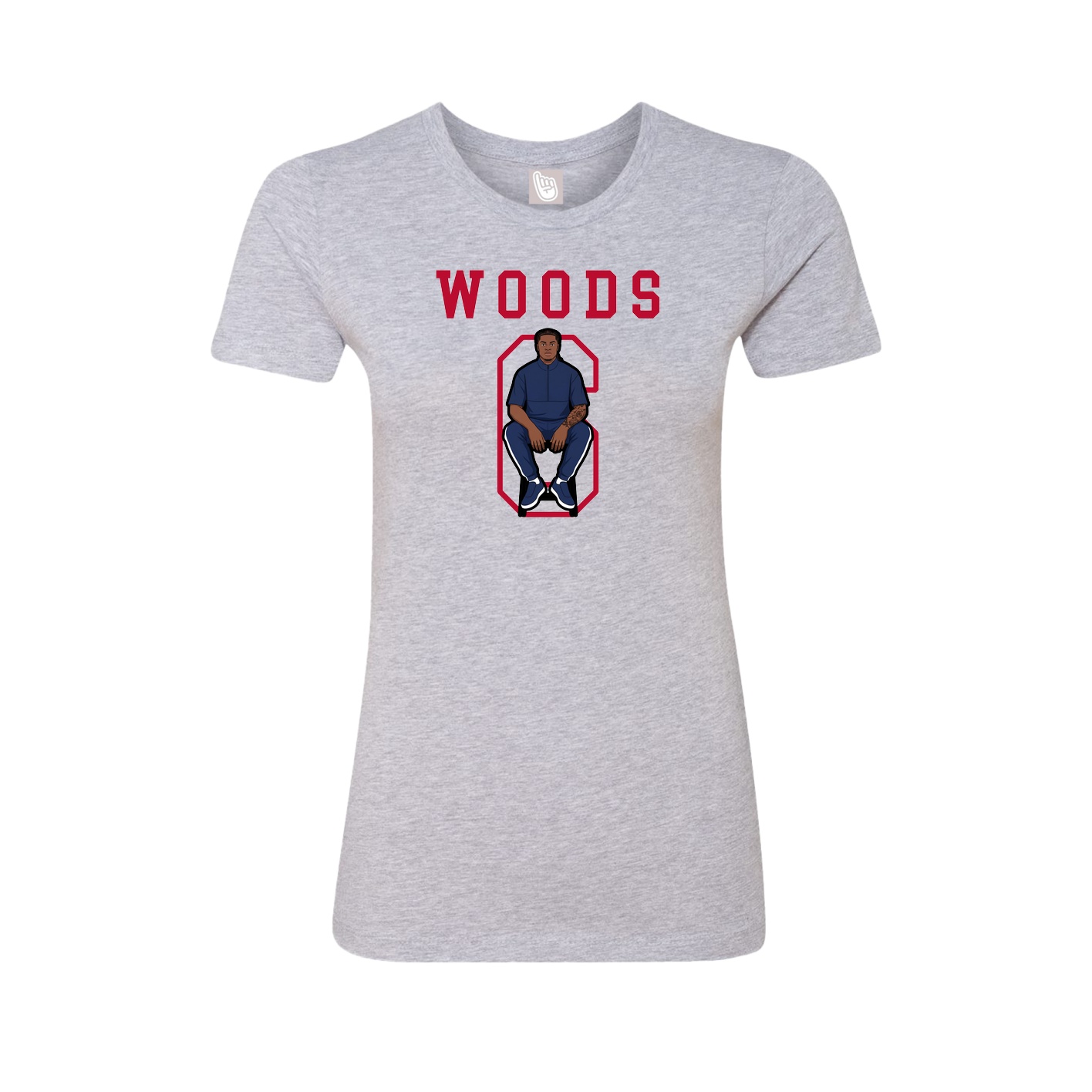 Fitted Women's Tee — Shirsey in Grey