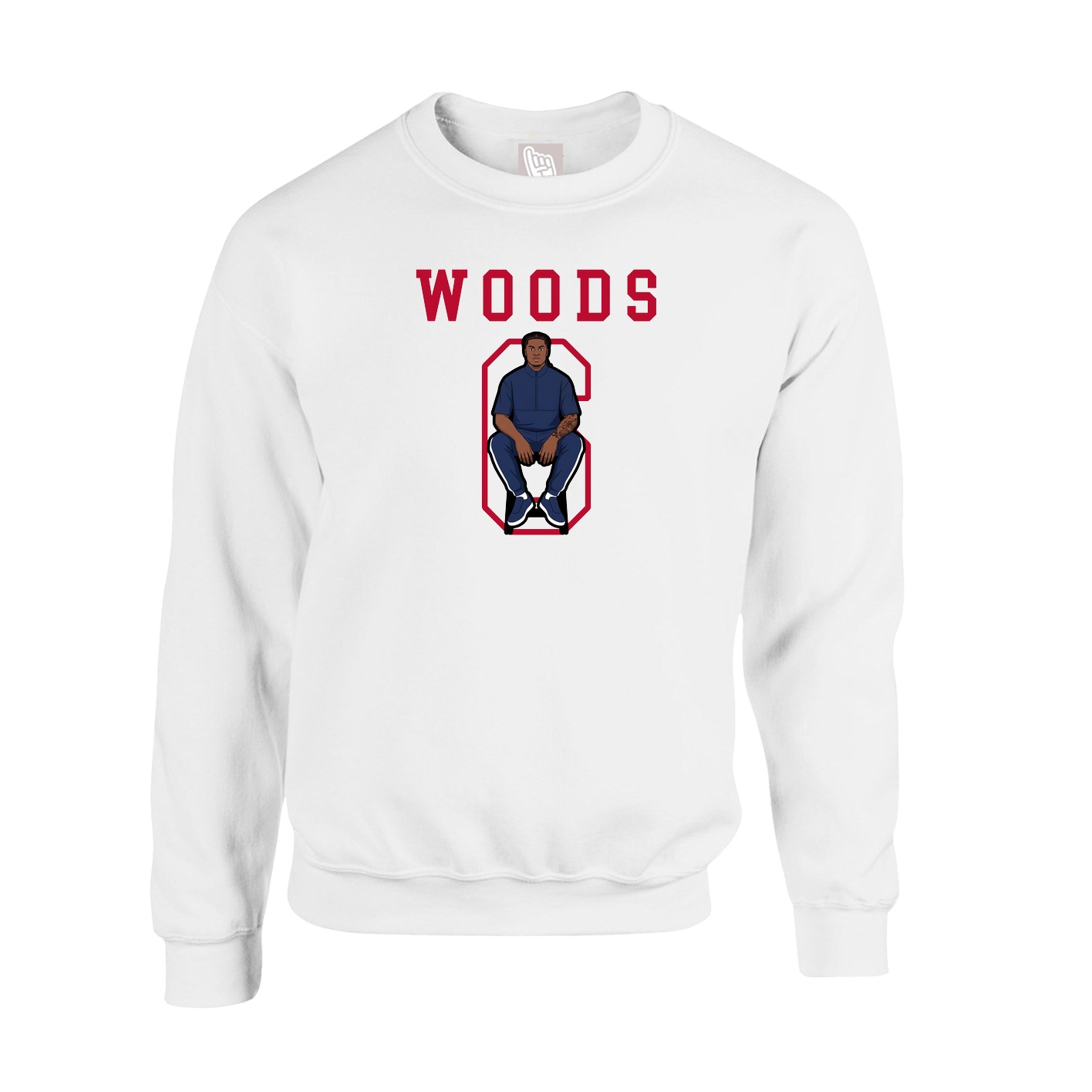 Fleece Crew — Shirsey in White