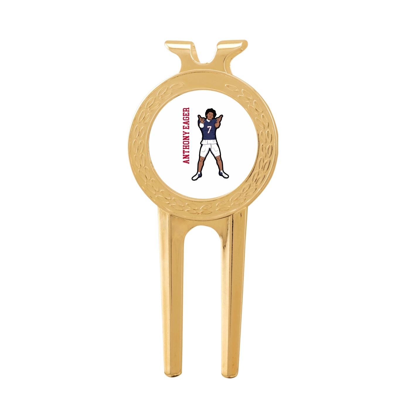 Divot Tool with Ball Marker — Name Vertical in Classic