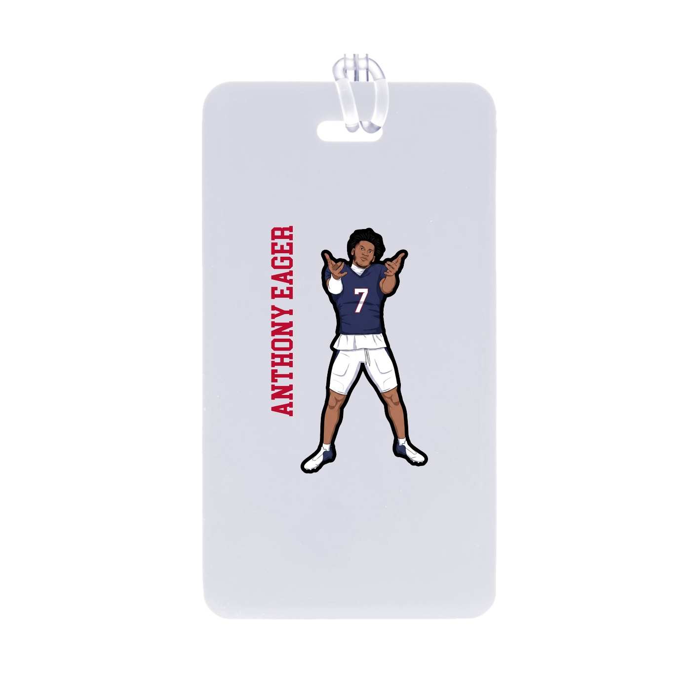 Bag Tag — Name Vertical in Classic