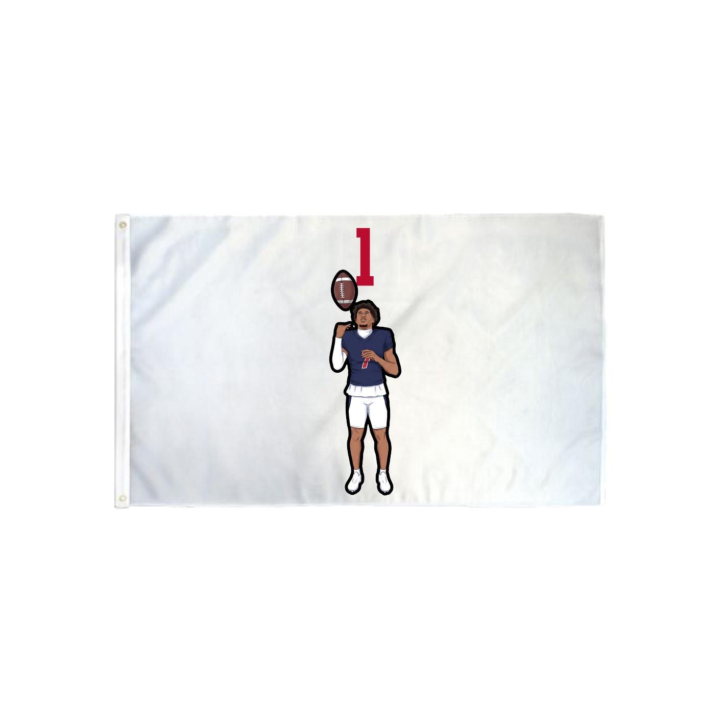3x5 Flag — Number Top in Classic