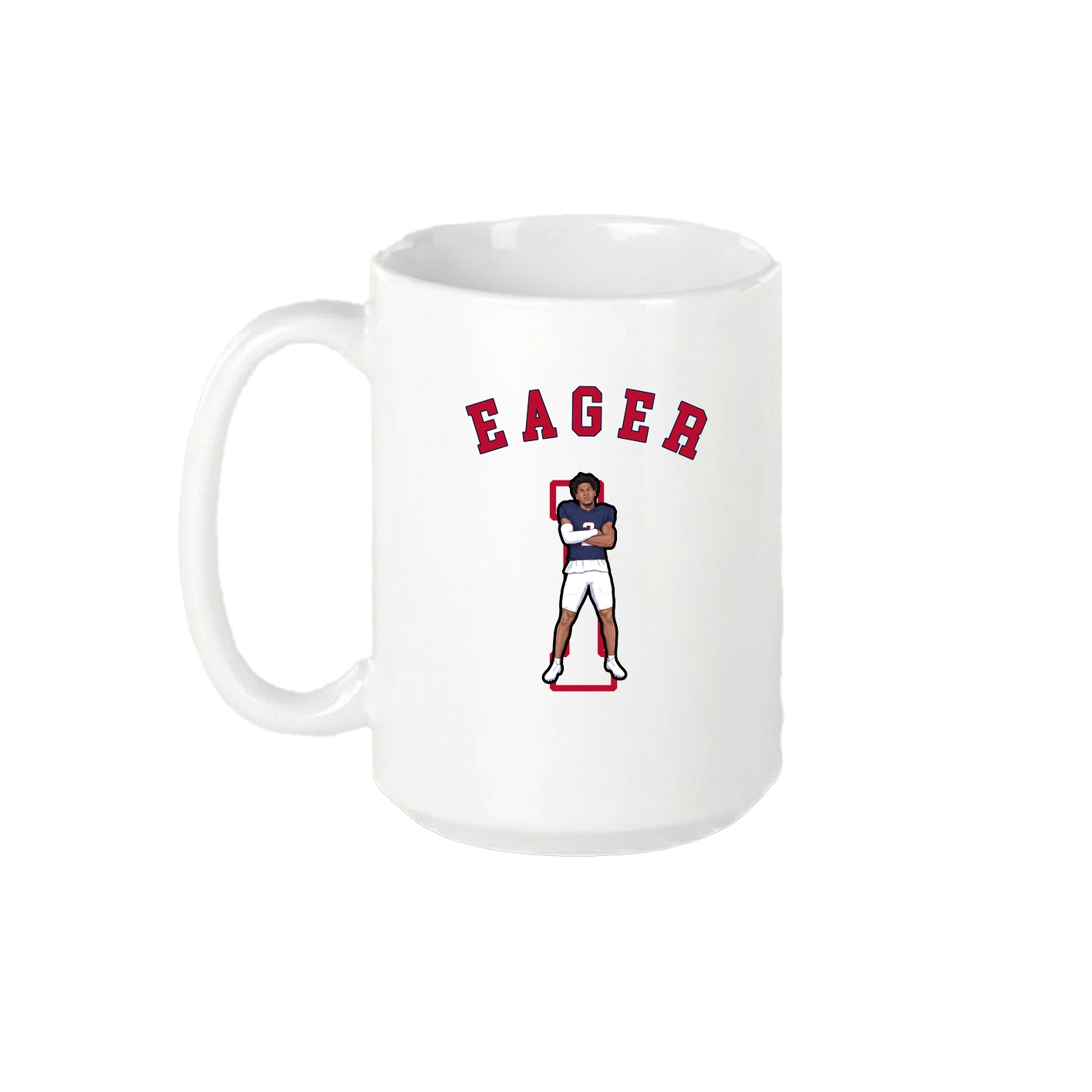 15oz Coffee Mug — Shirsey Arch in White