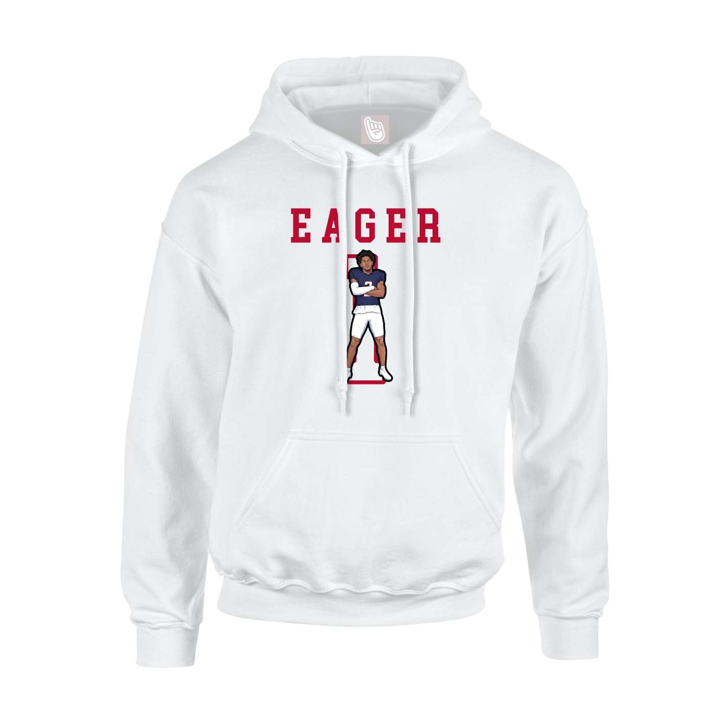 Youth Hoodie — Shirsey in White