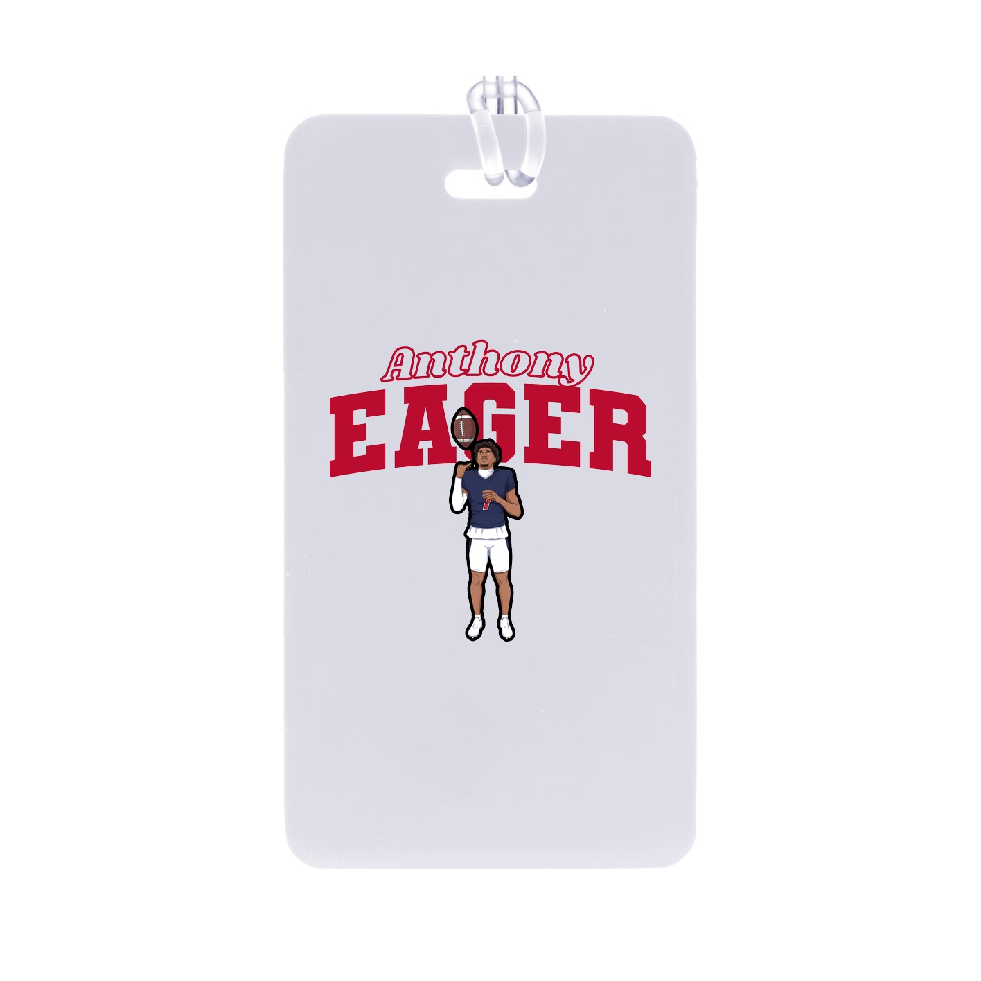 Bag Tag — Name Arch in Classic