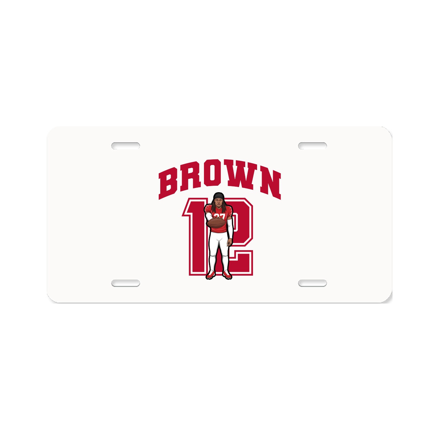 License Plate — Number in Classic