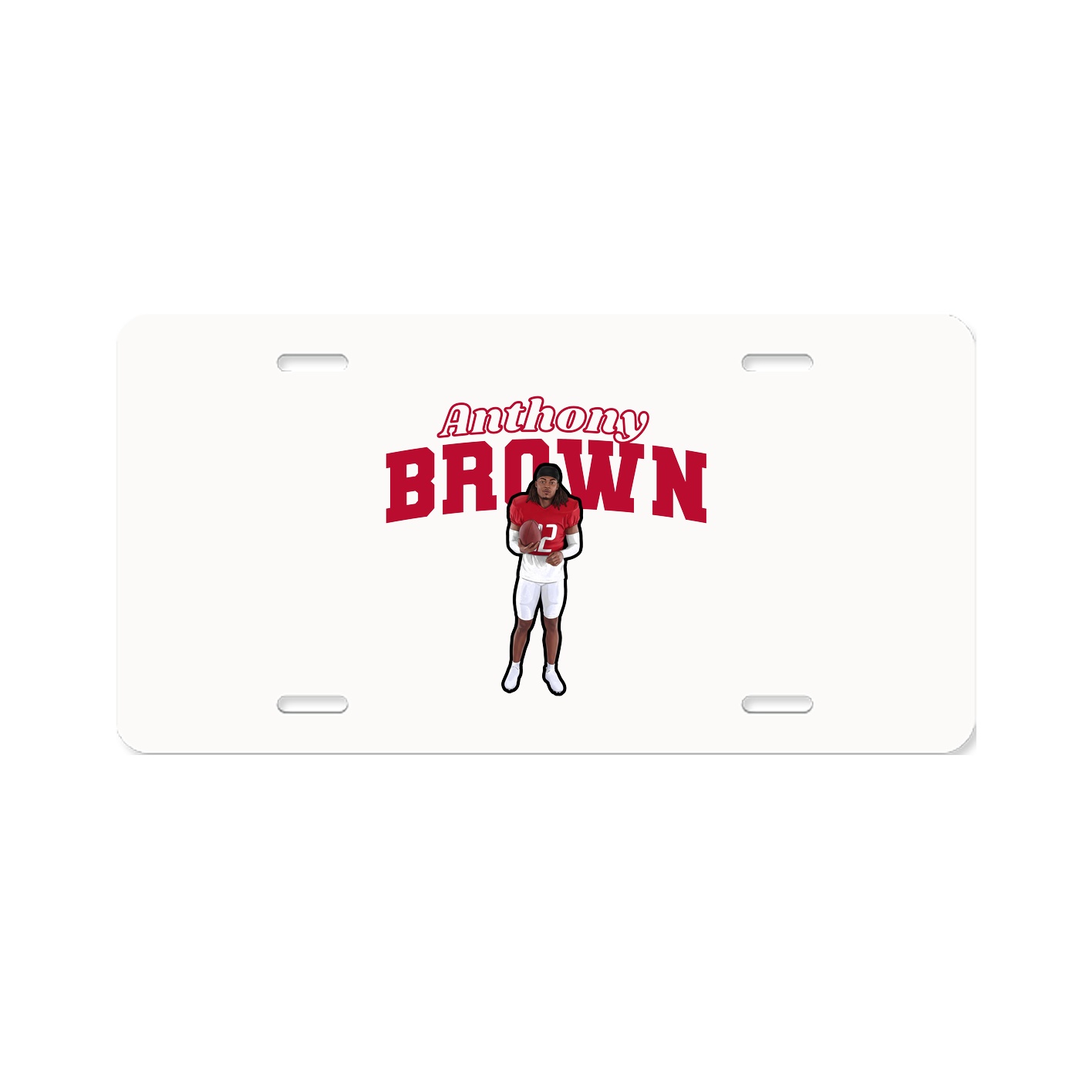 License Plate — Name Arch in Classic