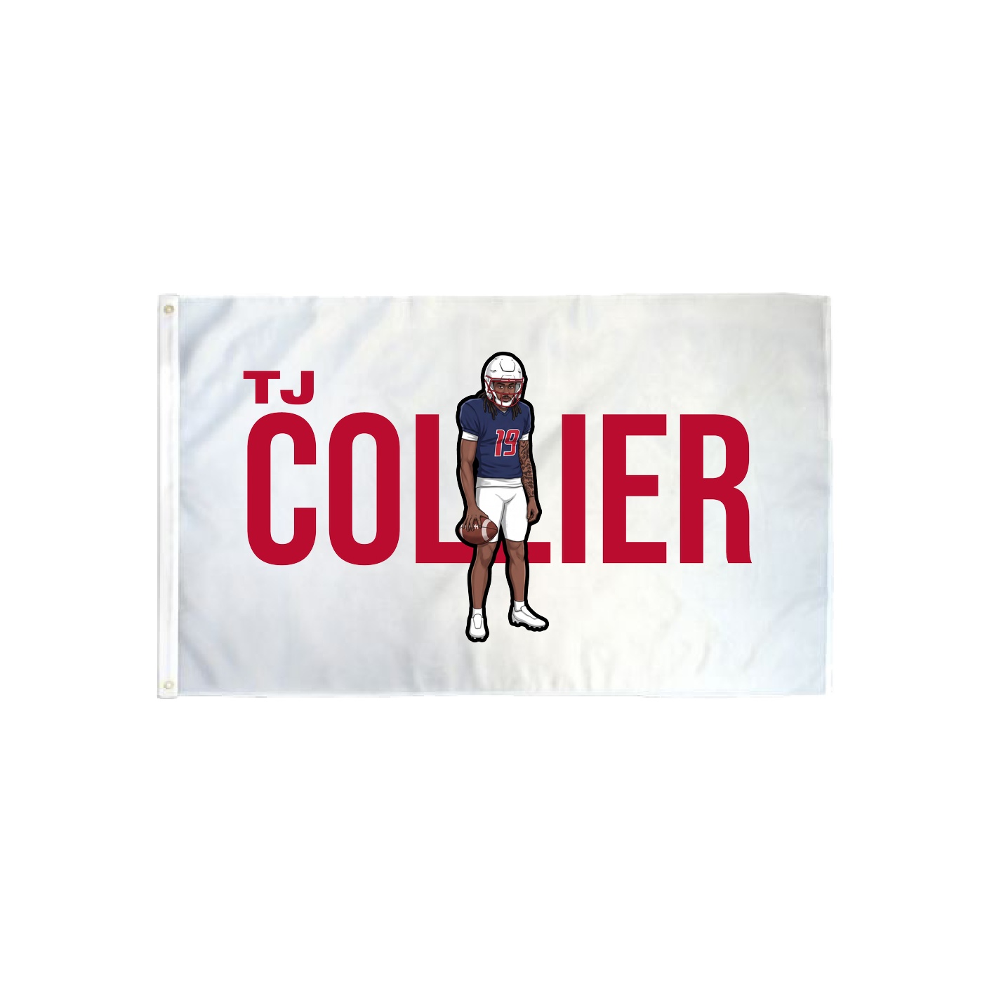 3x5 Flag — Player Name in Classic
