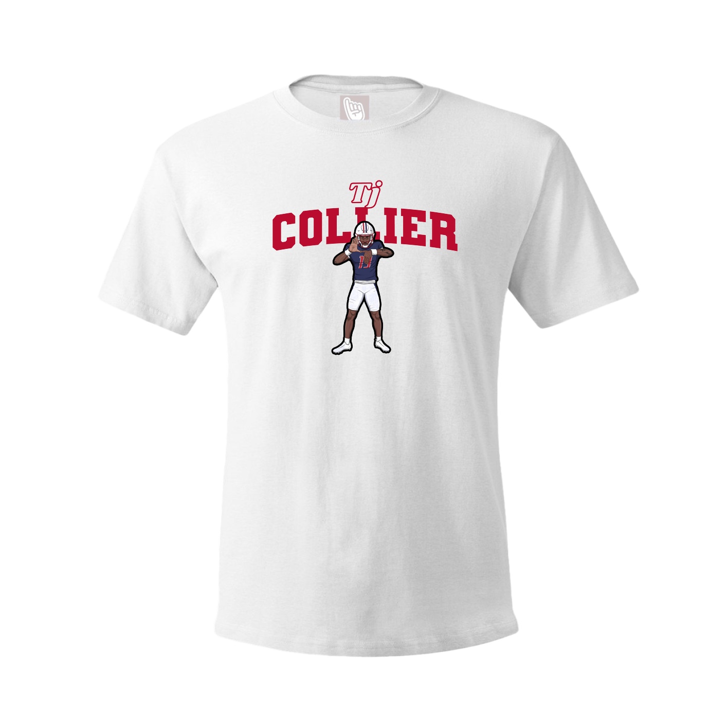 Tee — Name Arch in White