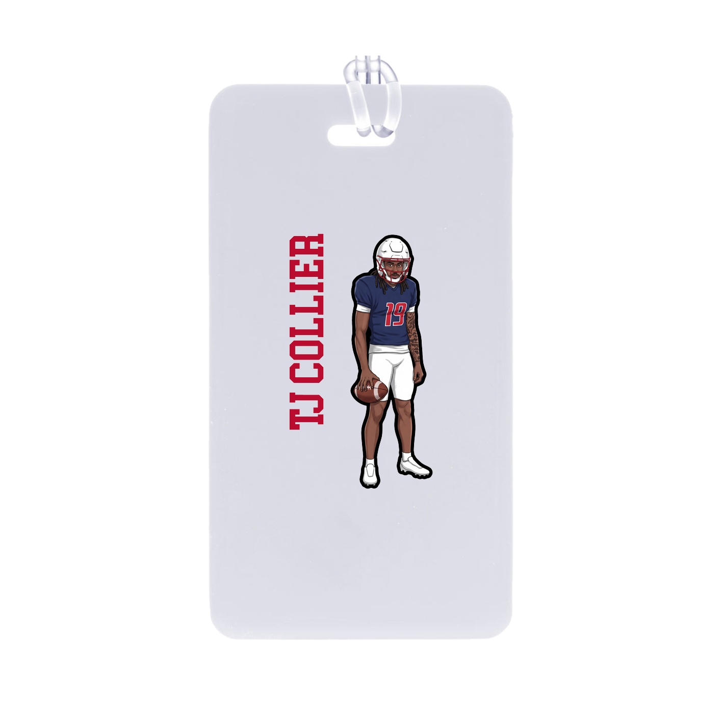 Bag Tag — Name Vertical in Classic