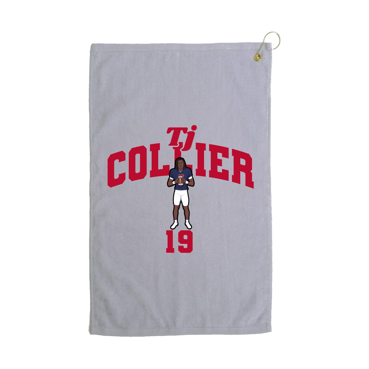 Golf Towel — Signature Arch in Grey