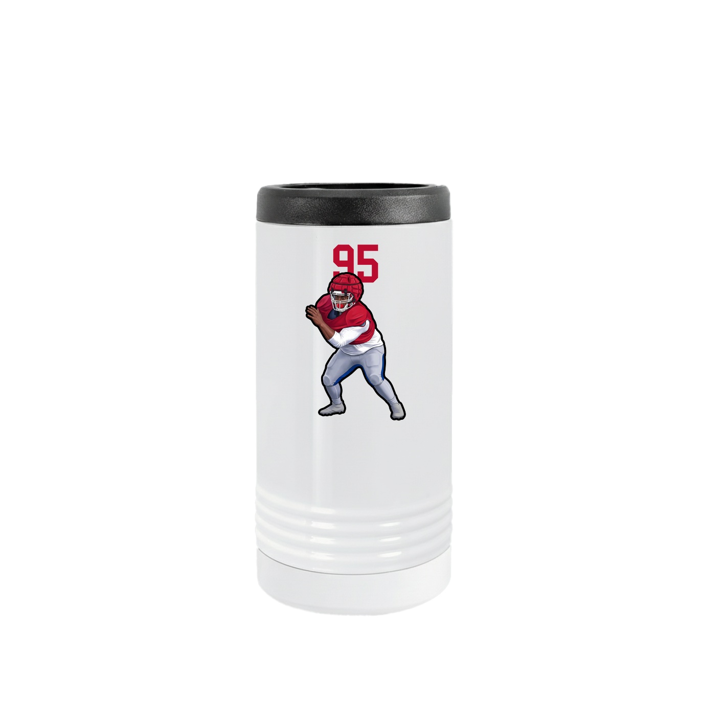 Slim Beverage Holder — Number Top in White